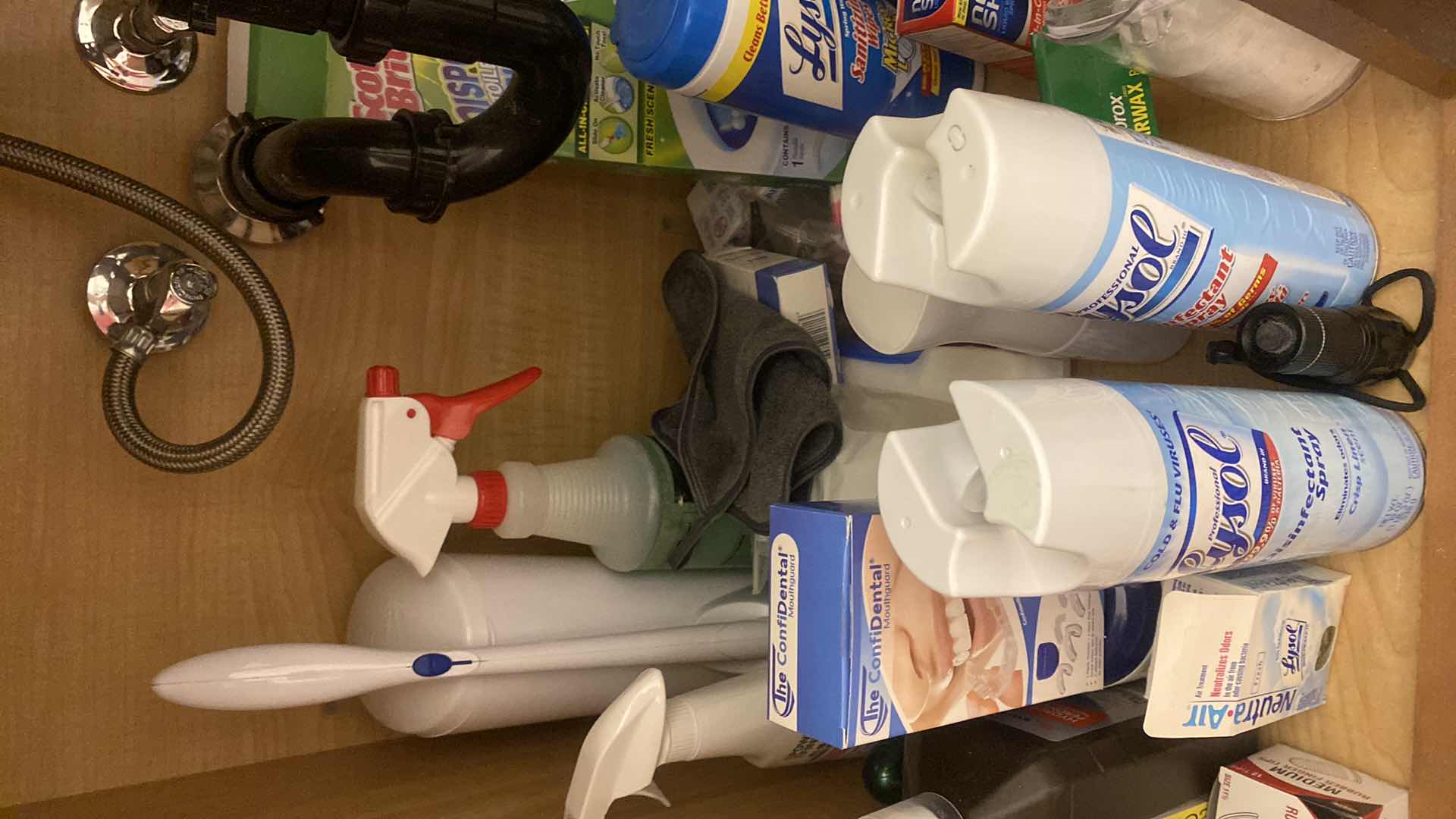 Photo 1 of CONTENTS IN CABINET OFFICE- CLEANING AND HEALTH