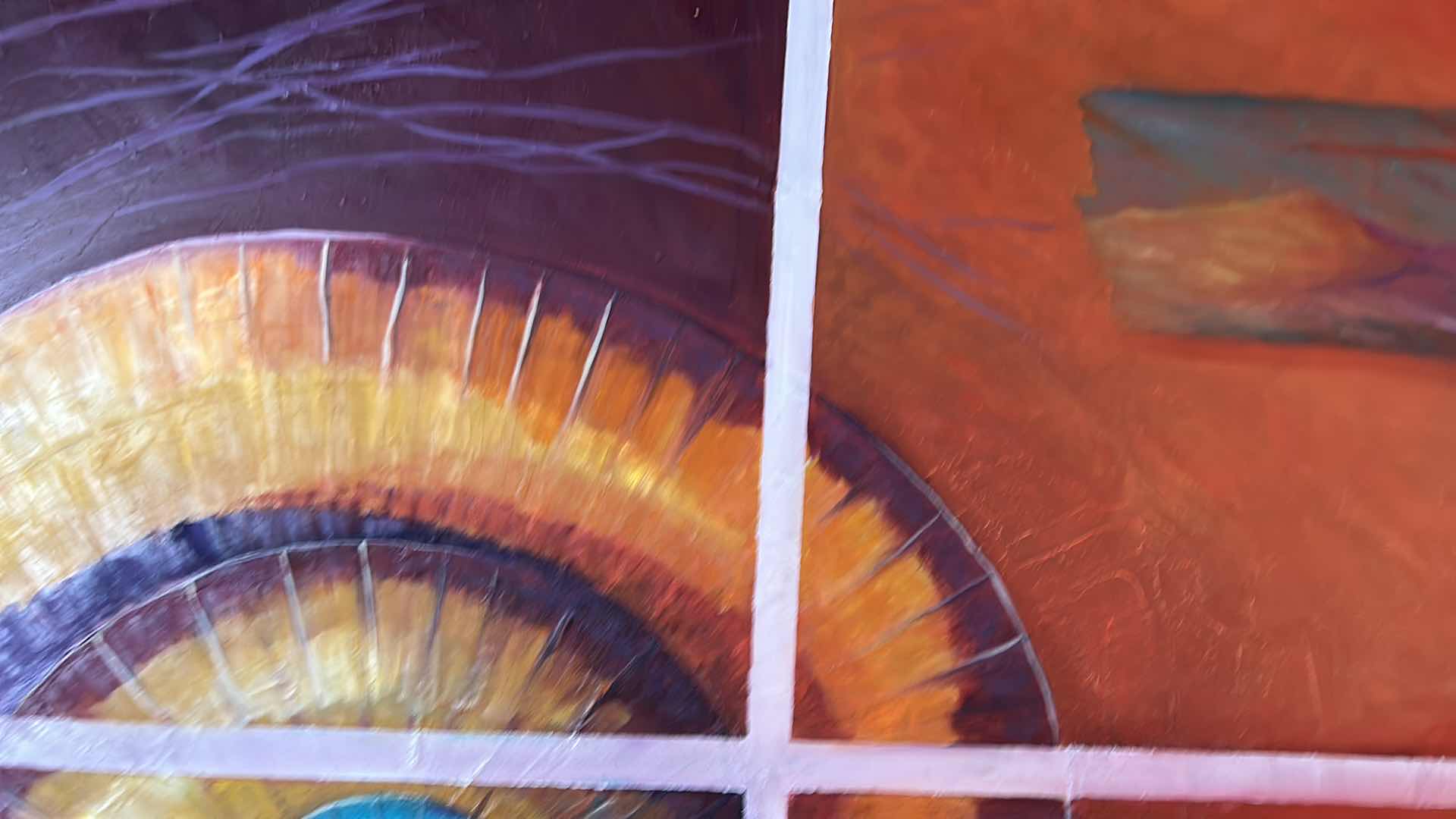 Photo 1 of OIL ON CANVAS ,  DIVINE SYMMETRY” SIGNED ARTWORK 46” x 46”