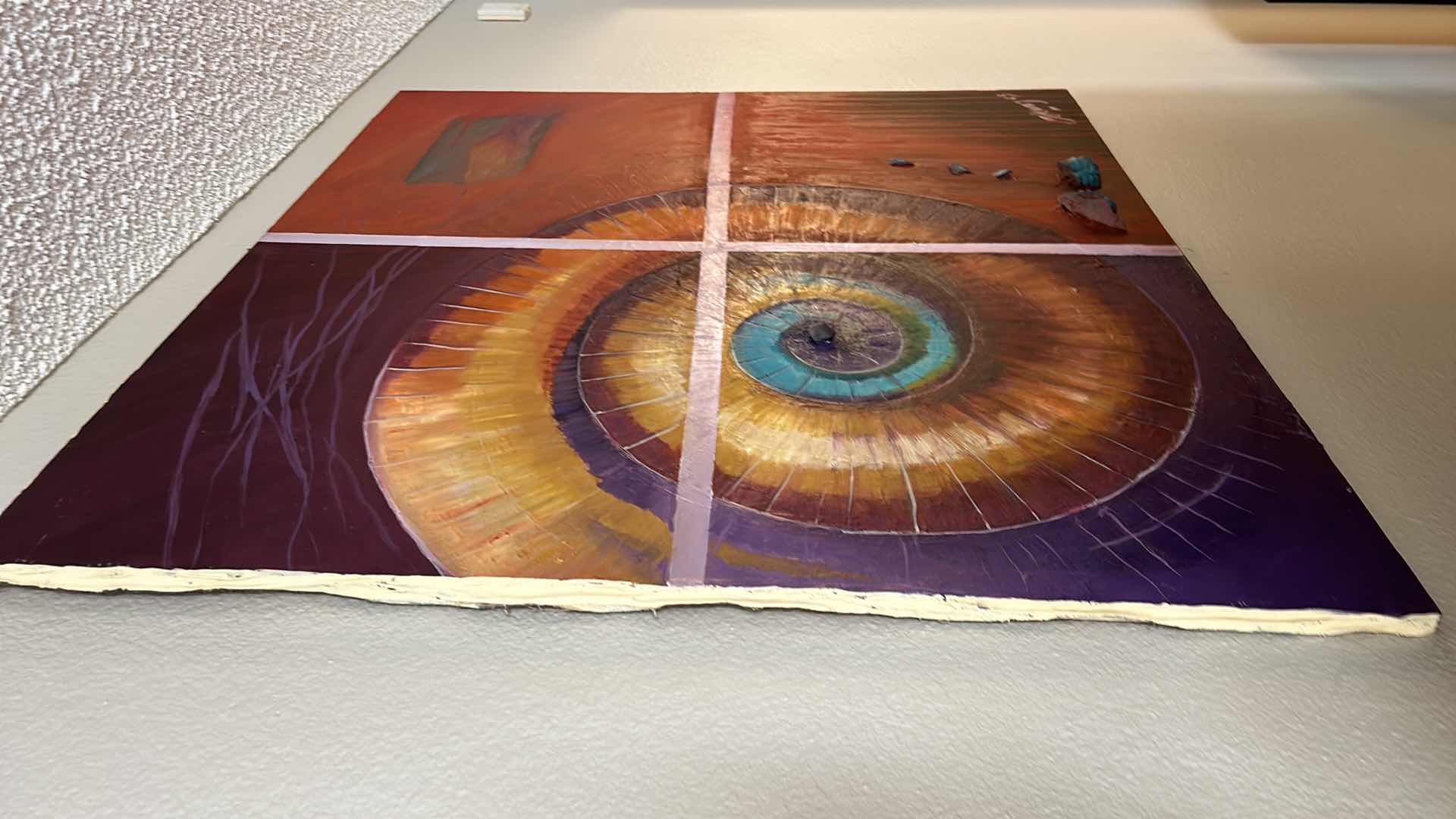 Photo 1 of OIL ON CANVAS ,  DIVINE SYMMETRY” SIGNED ARTWORK 46” x 46”