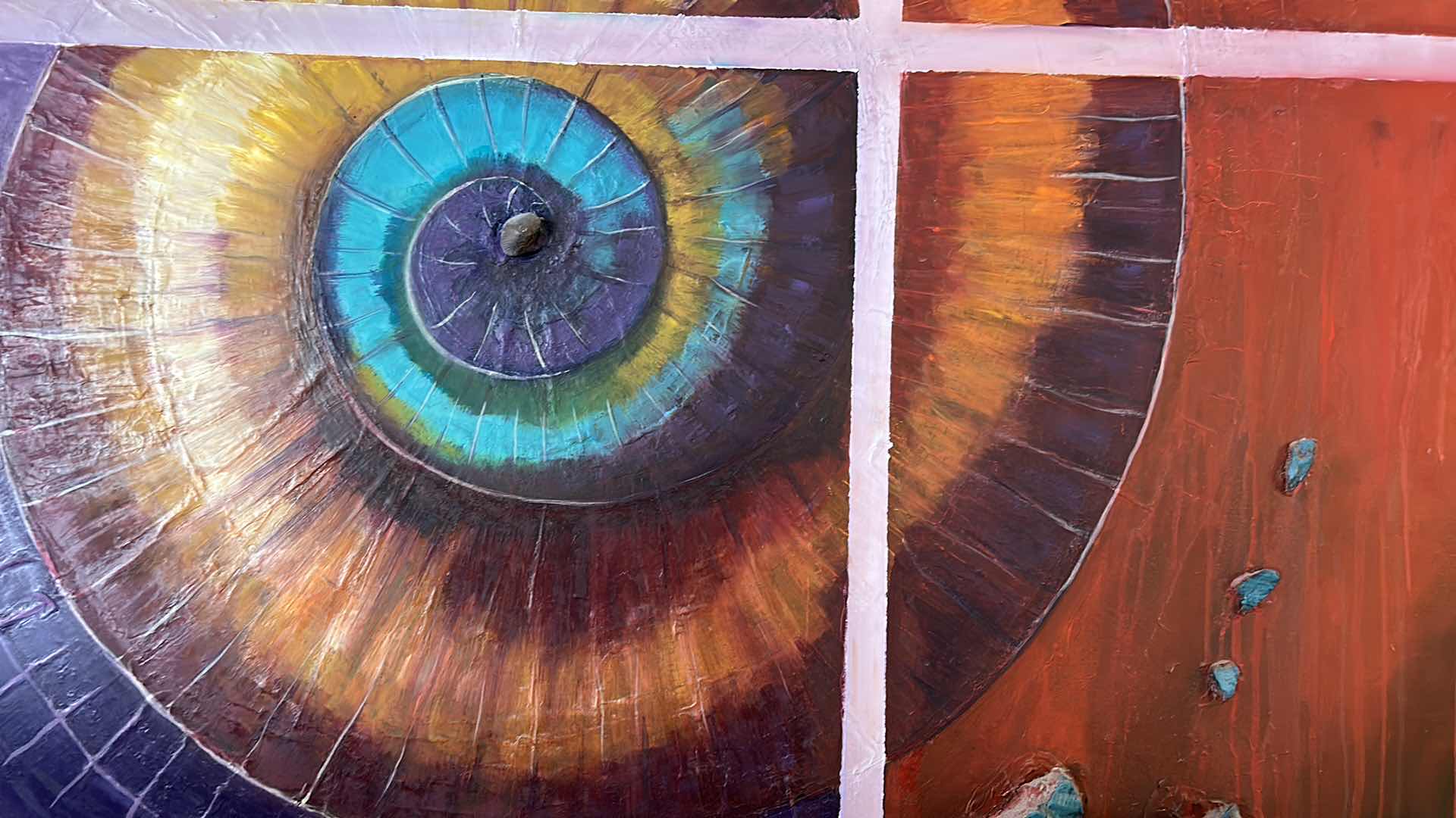 Photo 1 of OIL ON CANVAS ,  DIVINE SYMMETRY” SIGNED ARTWORK 46” x 46”