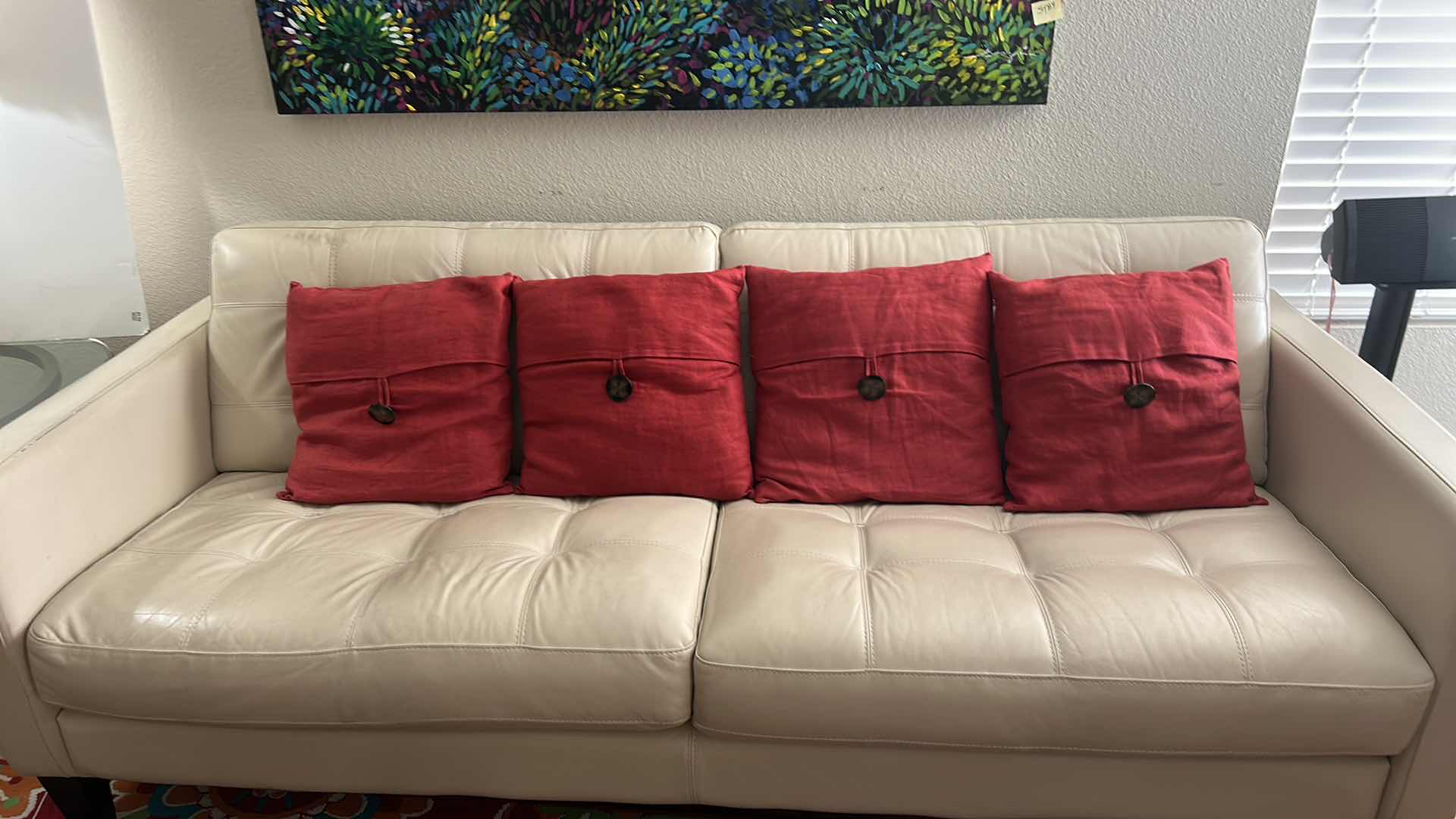 Photo 1 of 4 RED TOSS PILLOWS 16” x 16”