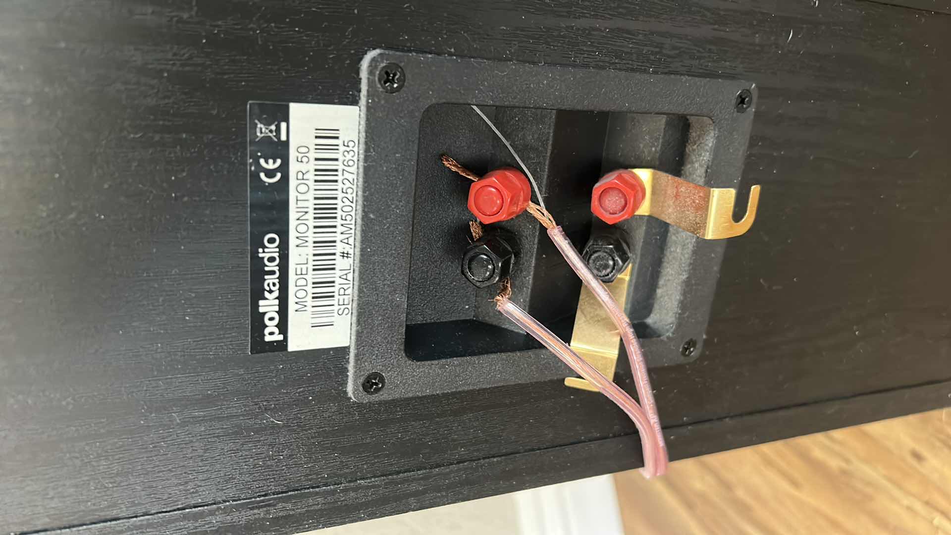 Photo 1 of POLK AUDIO SPEAKER MODEL MONITOR 50 H3’