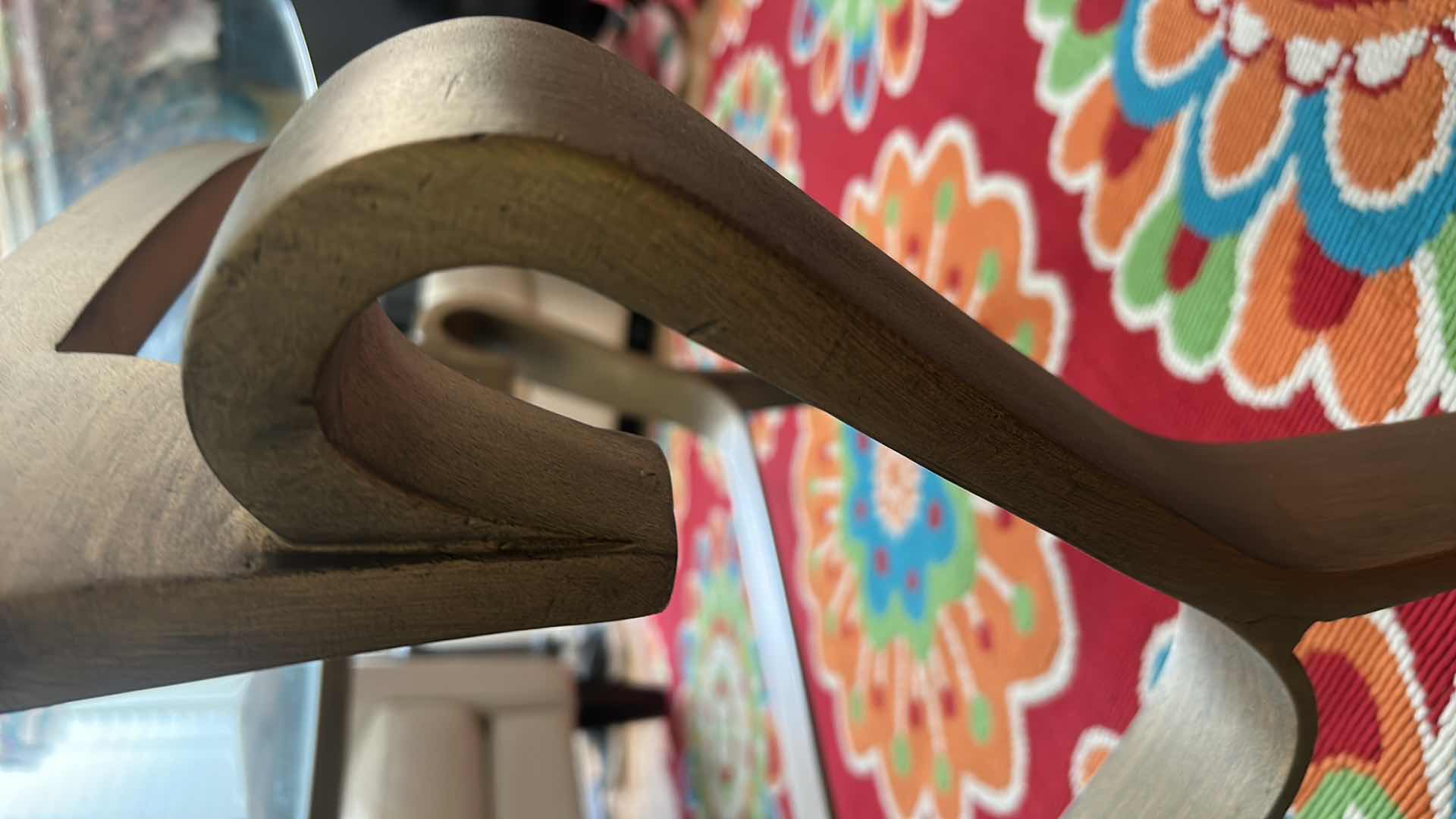 Photo 1 of GLASS TOP METAL COFFEE TABLE 56” x 35” x 18”