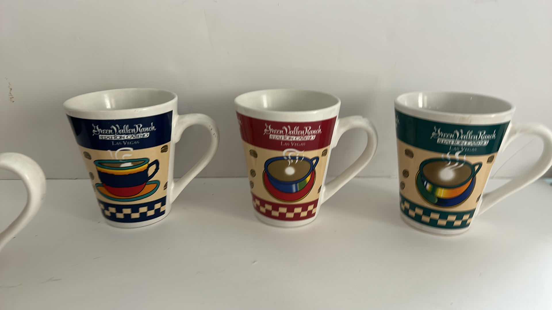 Photo 1 of COFFEE THERMOS AND 6 CASINO COFFEE MUGS