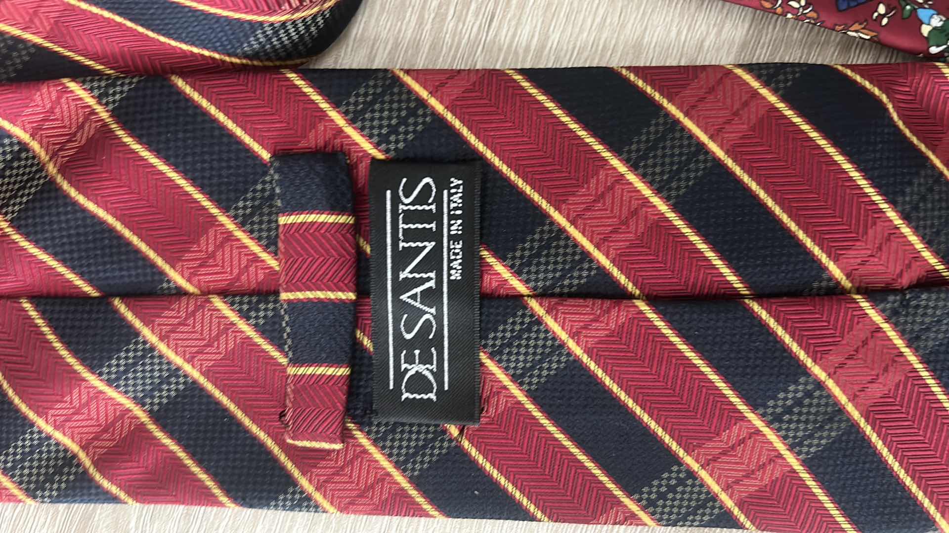 Photo 1 of 2 - MENS 100% SILK TIES MADE IN ITALY