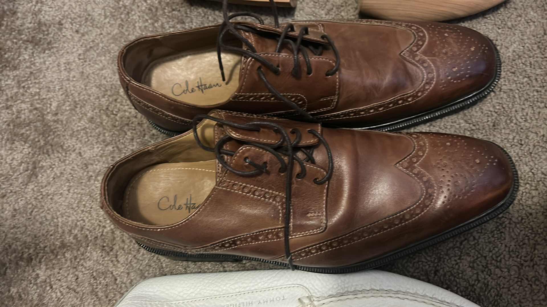 Photo 1 of 2 PAIRS OF MENS SHOES AND 5 SHOE STRETCHERS