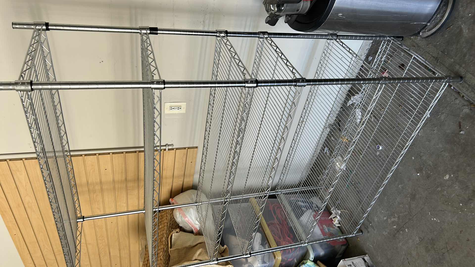 Photo 1 of GARAGE WIRE RACK 

47” x 18” x 73