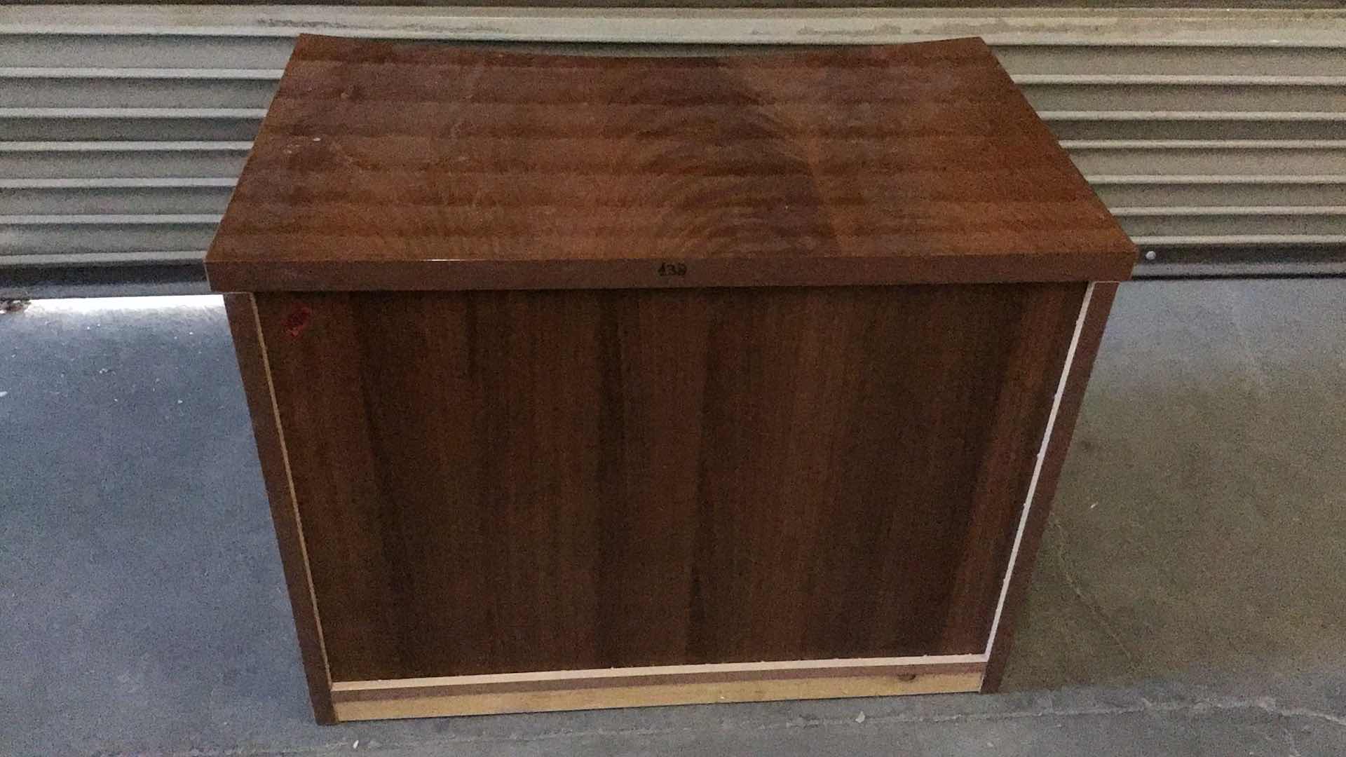 Photo 1 of 3 DRAWER WOODEN NIGHT-STAND/END TABLE 32” X 20” H24"