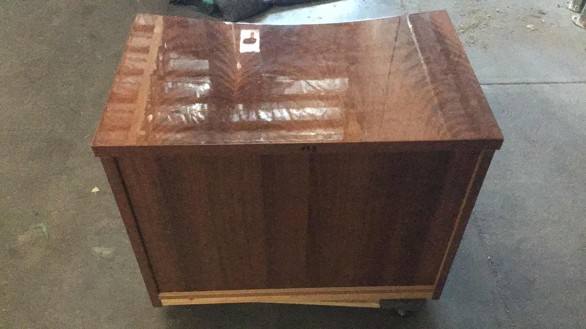 Photo 1 of 3 DRAWER WOODEN NIGHT-STAND/END TABLE 32” X 20” H24