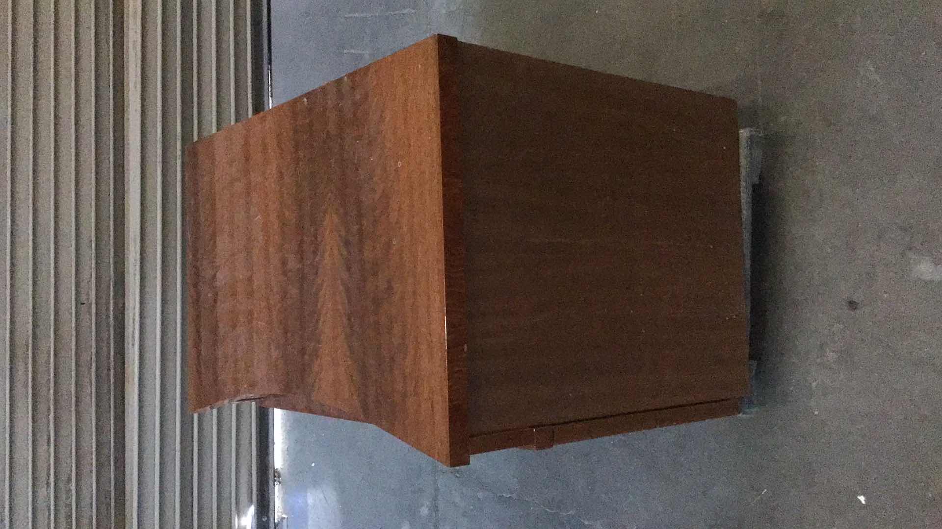 Photo 1 of 3 DRAWER WOODEN NIGHT-STAND/END TABLE 32” X 20” H24