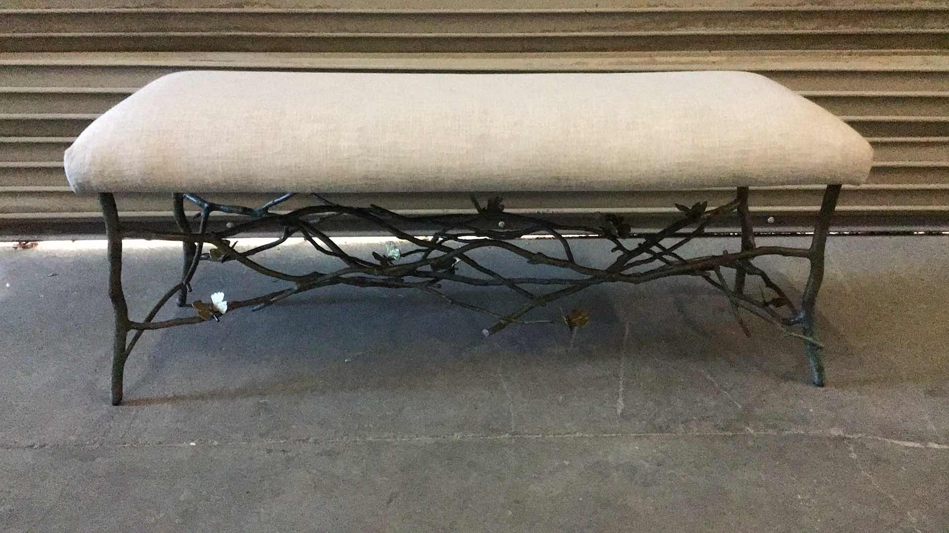 Photo 1 of MICHAEL ARAM BUTTERFLY GINKGO BENCH 50” X 20” H21