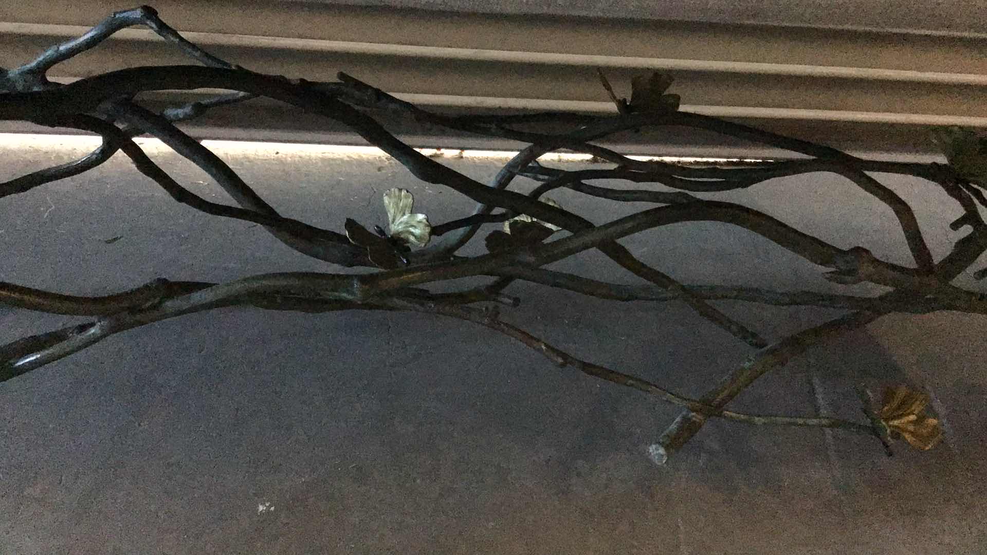 Photo 2 of MICHAEL ARAM BUTTERFLY GINKGO BENCH 50” X 20” H21