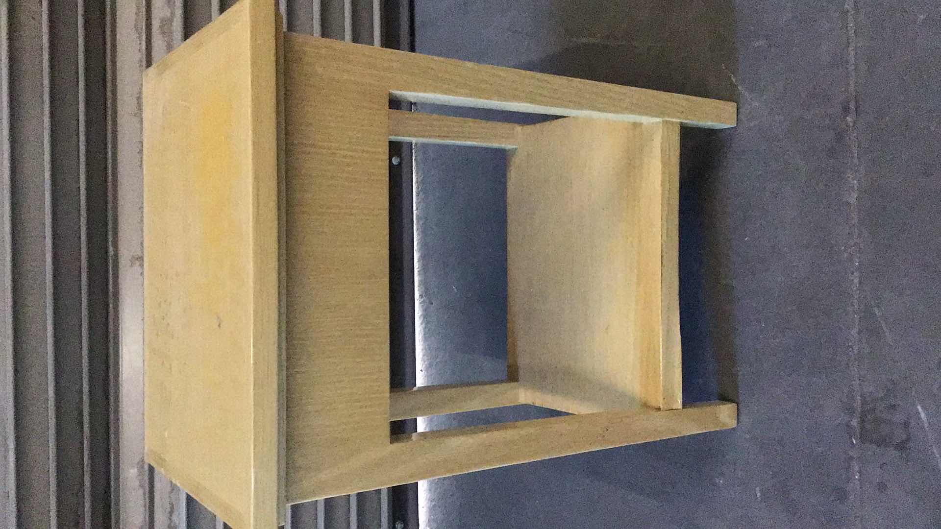 Photo 1 of OAK SIDE TABLE WITH 1 DRAWER 17” X 13” H24