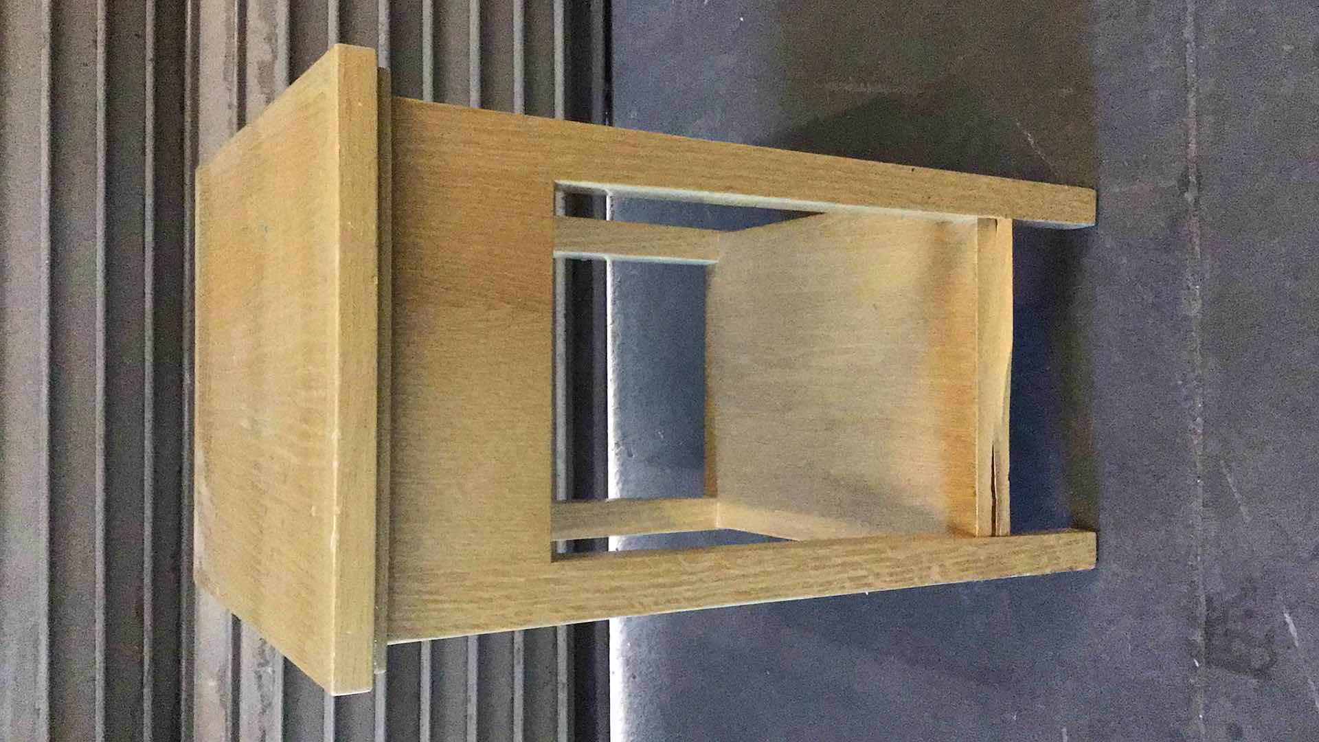 Photo 1 of OAK SIDE TABLE WITH 1 DRAWER 17” X 13” H24