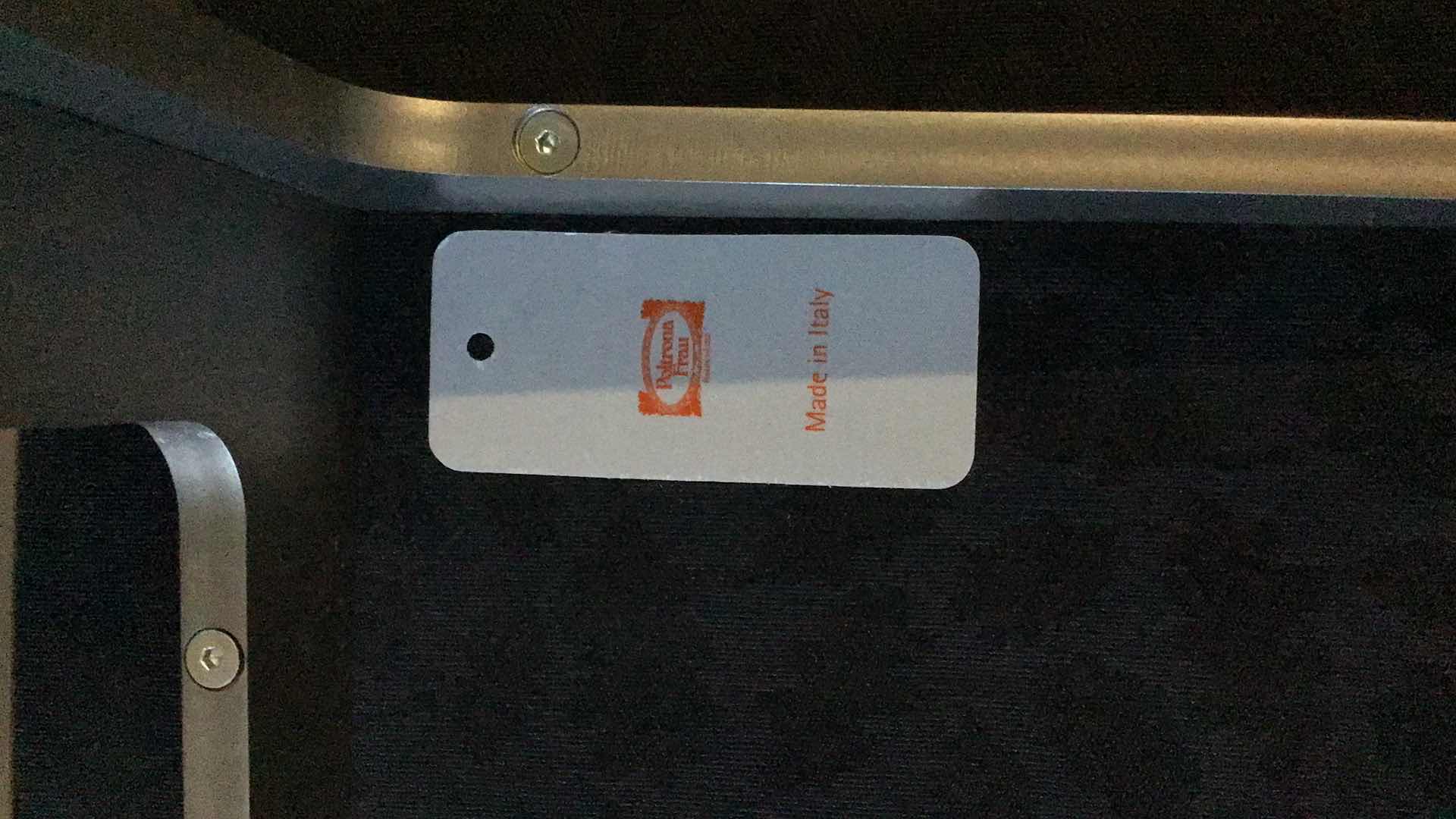 Photo 1 of POLTRONA FRAU CUSTOM LEATHER TOP SIDE TABLE 22” X 16” H26"