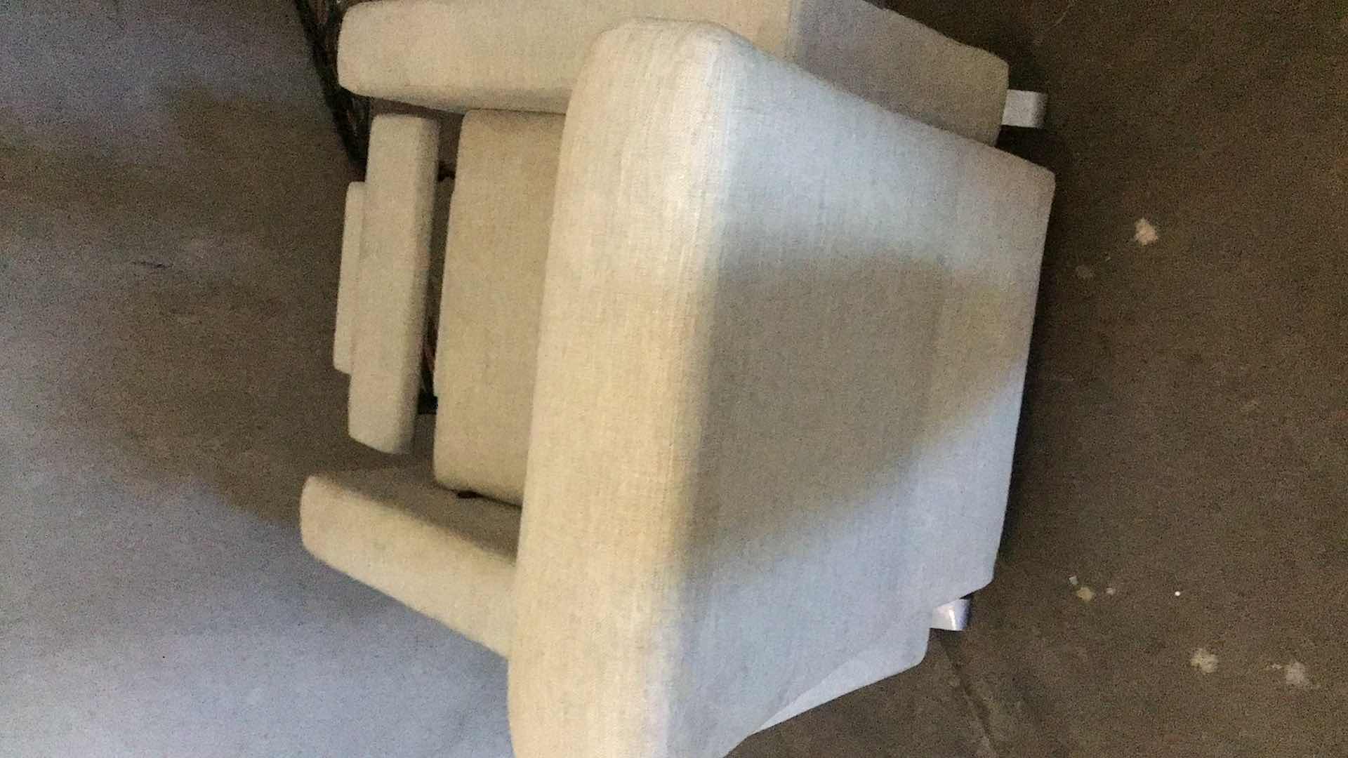 Photo 1 of DUTAILIER GLIDER RECLINING CHAIR GREY 35” X 31” H41