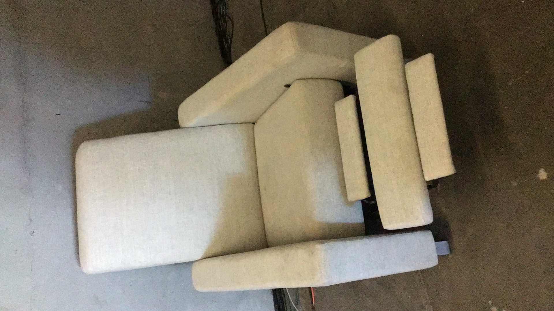 Photo 1 of DUTAILIER GLIDER RECLINING CHAIR GREY 35” X 31” H41