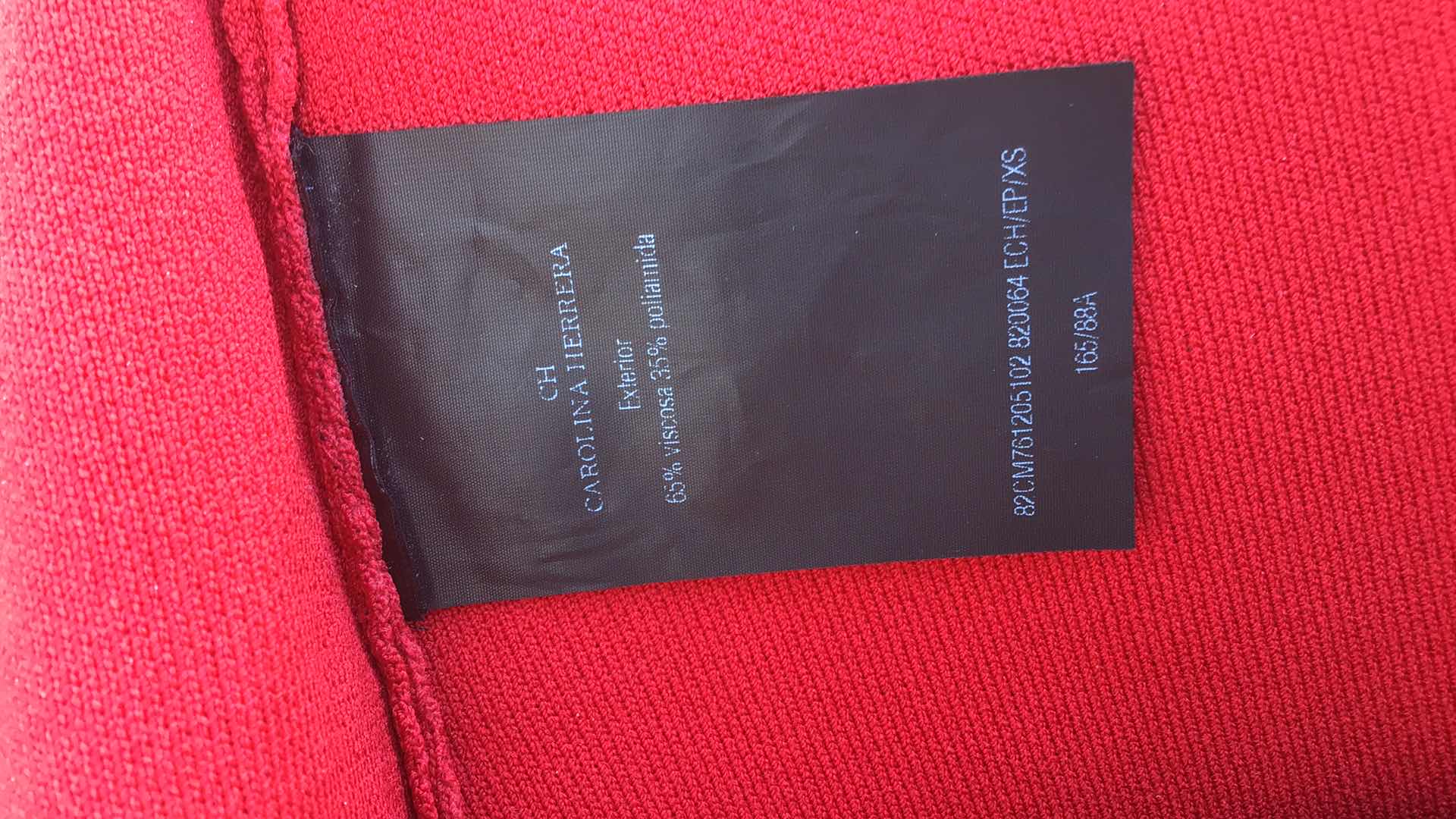 Photo 1 of CAROLINA HERRERA ZIP UP DRESS WOMENS XS