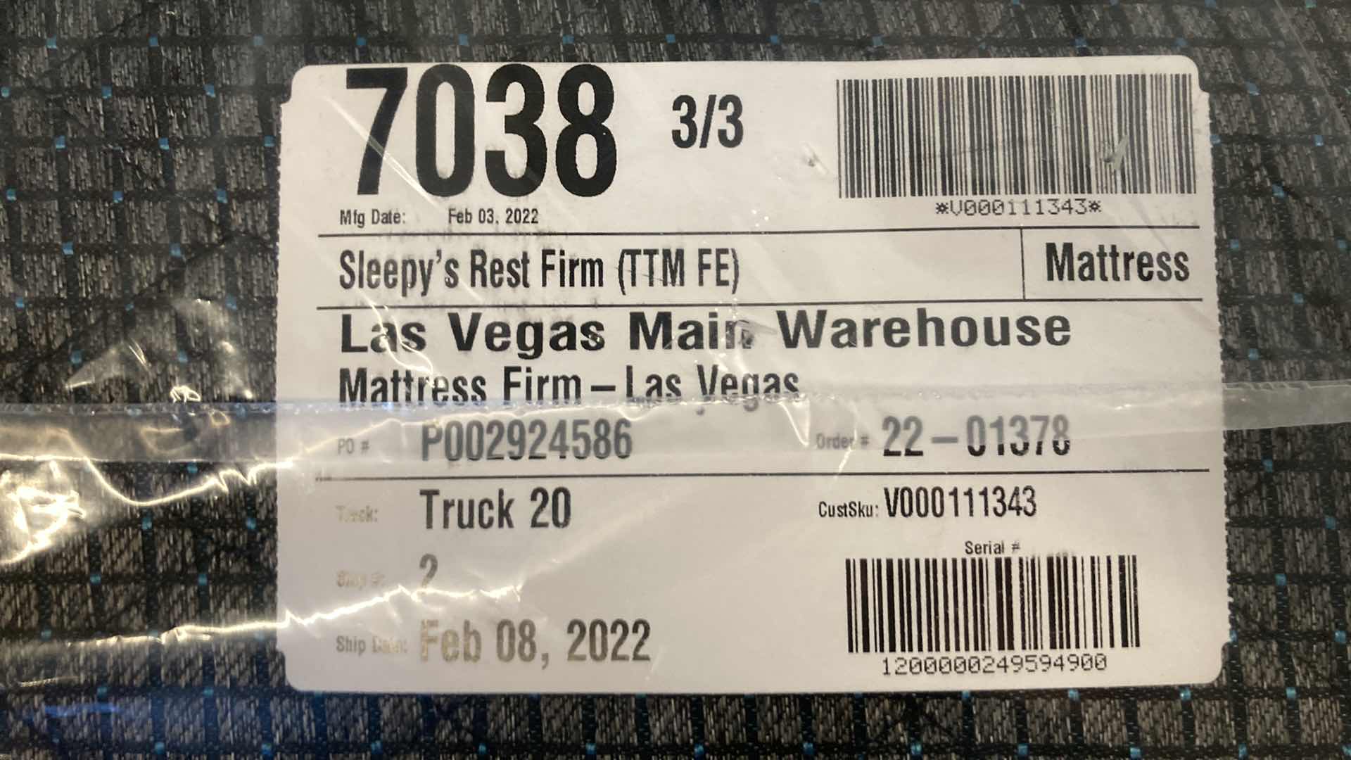 Photo 1 of SLEEPY’S REST FIRM TWIN MATTRESS