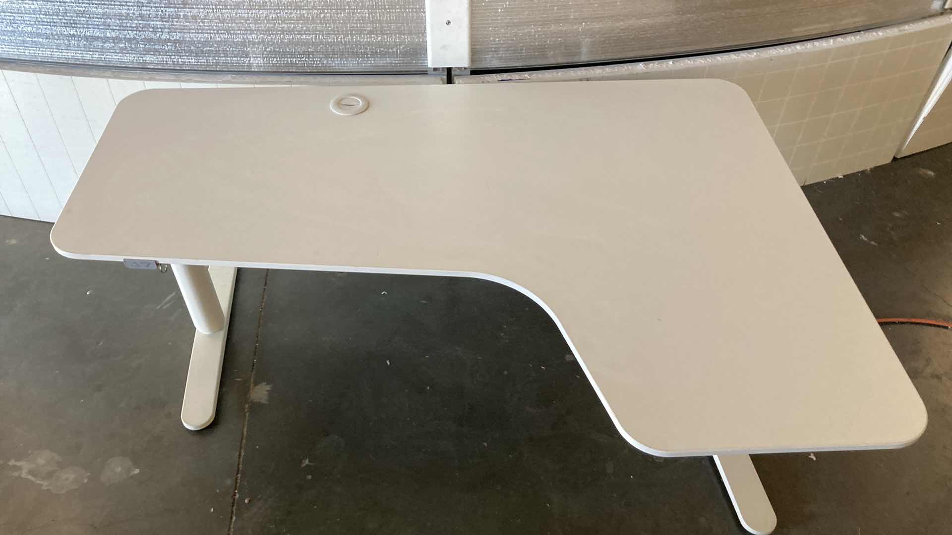 Photo 4 of INTERTEK MOTORIZED ADJUSTABLE HEIGHT L SHAPED DESK WORKSTATION MODEL 5000324 63” X 43.25” H23”-48”