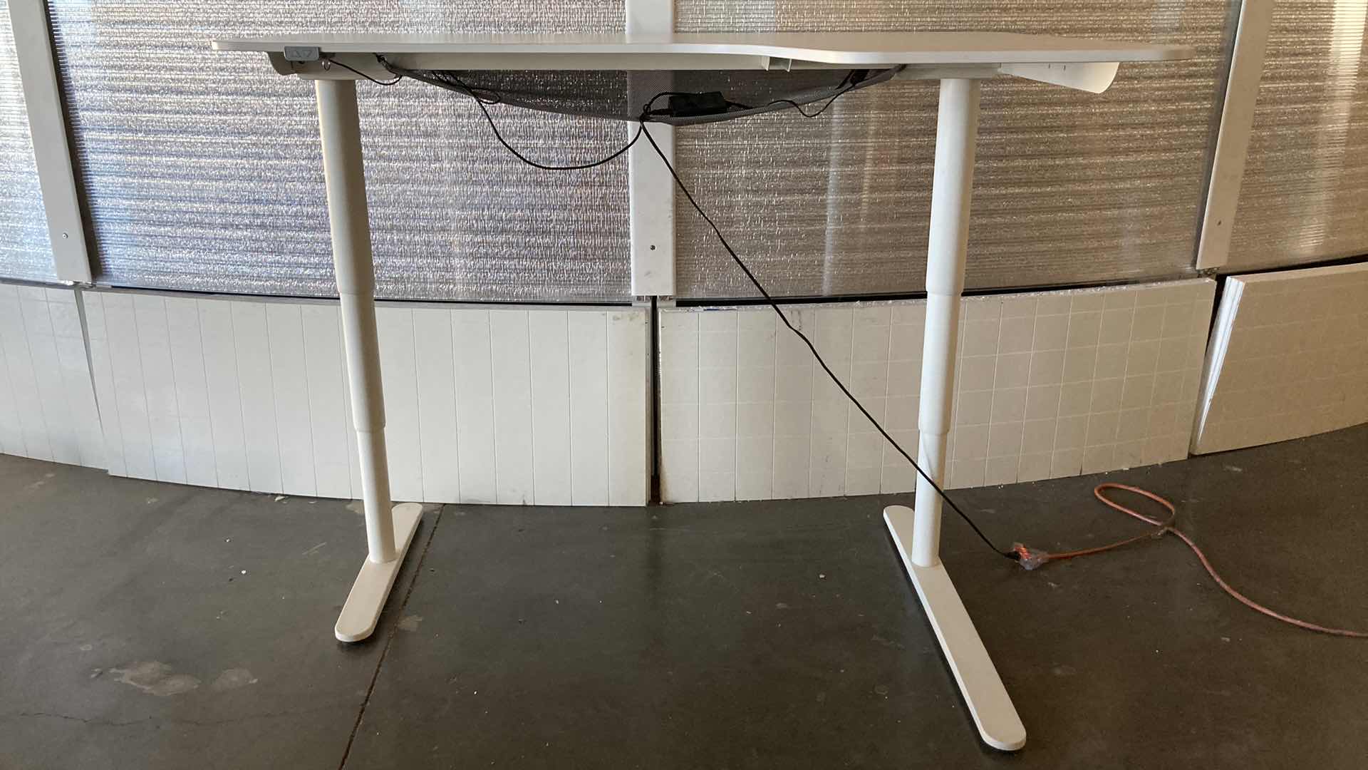 Photo 5 of INTERTEK MOTORIZED ADJUSTABLE HEIGHT L SHAPED DESK WORKSTATION MODEL 5000324 63” X 43.25” H23”-48”