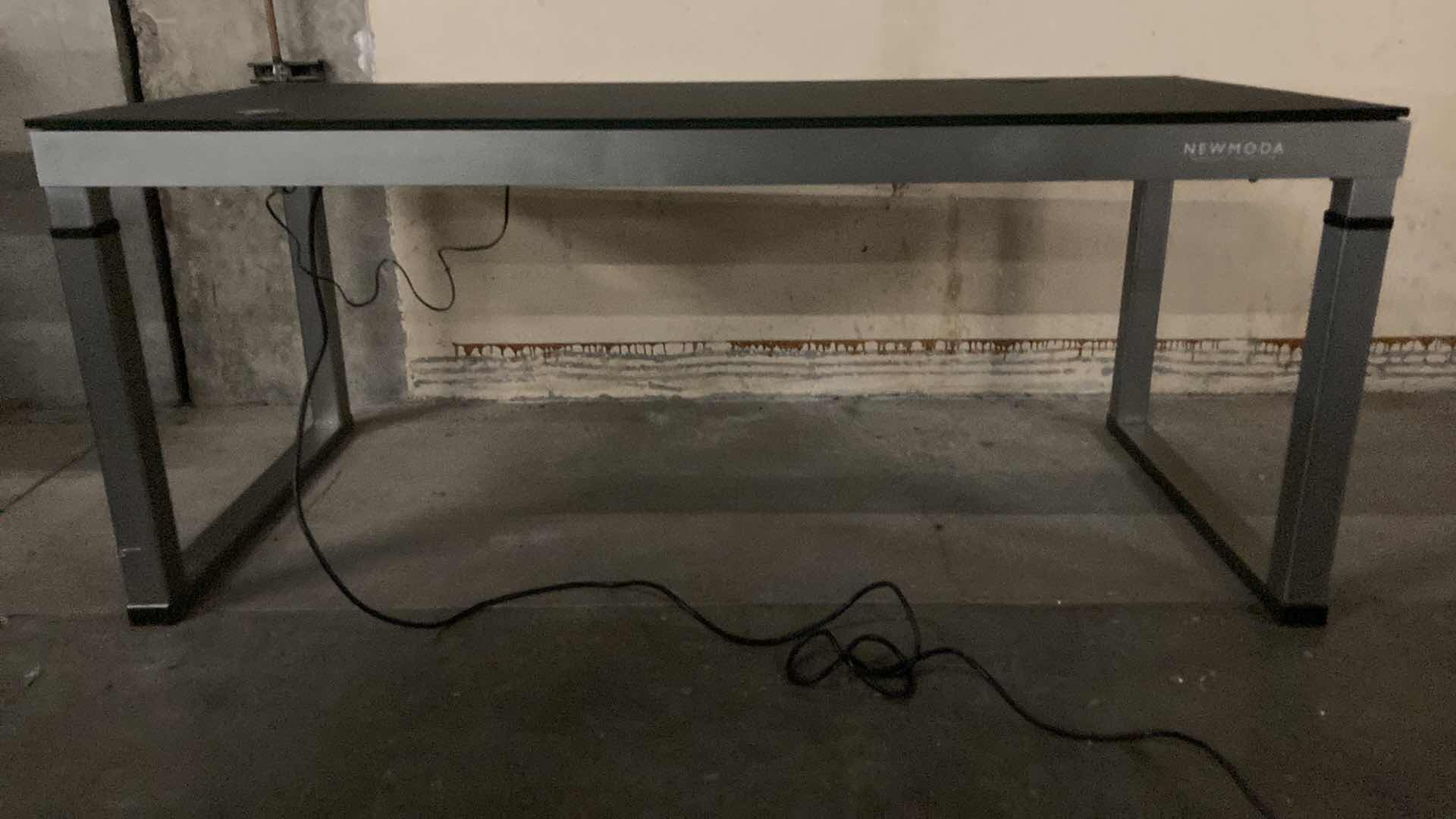 Photo 1 of NEWMODA GRAY & BLACK MOTORIZED HEIGHT DESK WORKSTATION 68” X 32” H28.5”-