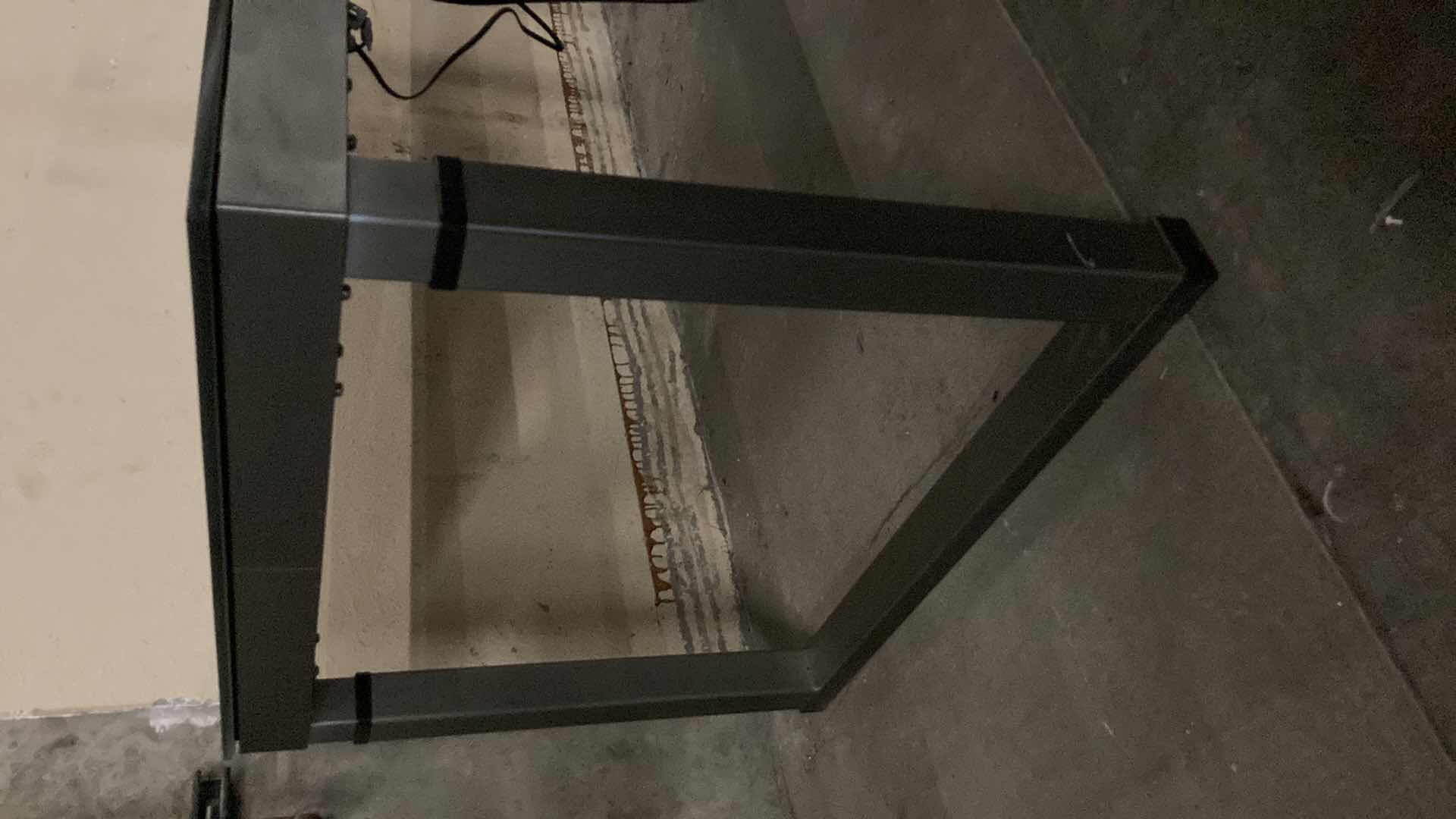 Photo 1 of NEWMODA GRAY & BLACK MOTORIZED HEIGHT DESK WORKSTATION 68” X 32” H28.5”-