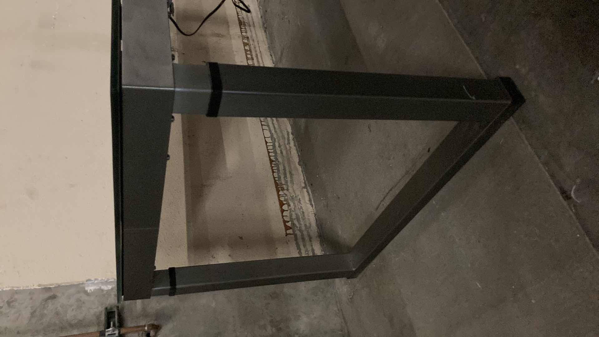 Photo 1 of NEWMODA GRAY & BLACK MOTORIZED HEIGHT DESK WORKSTATION 68” X 32” H28.5”-