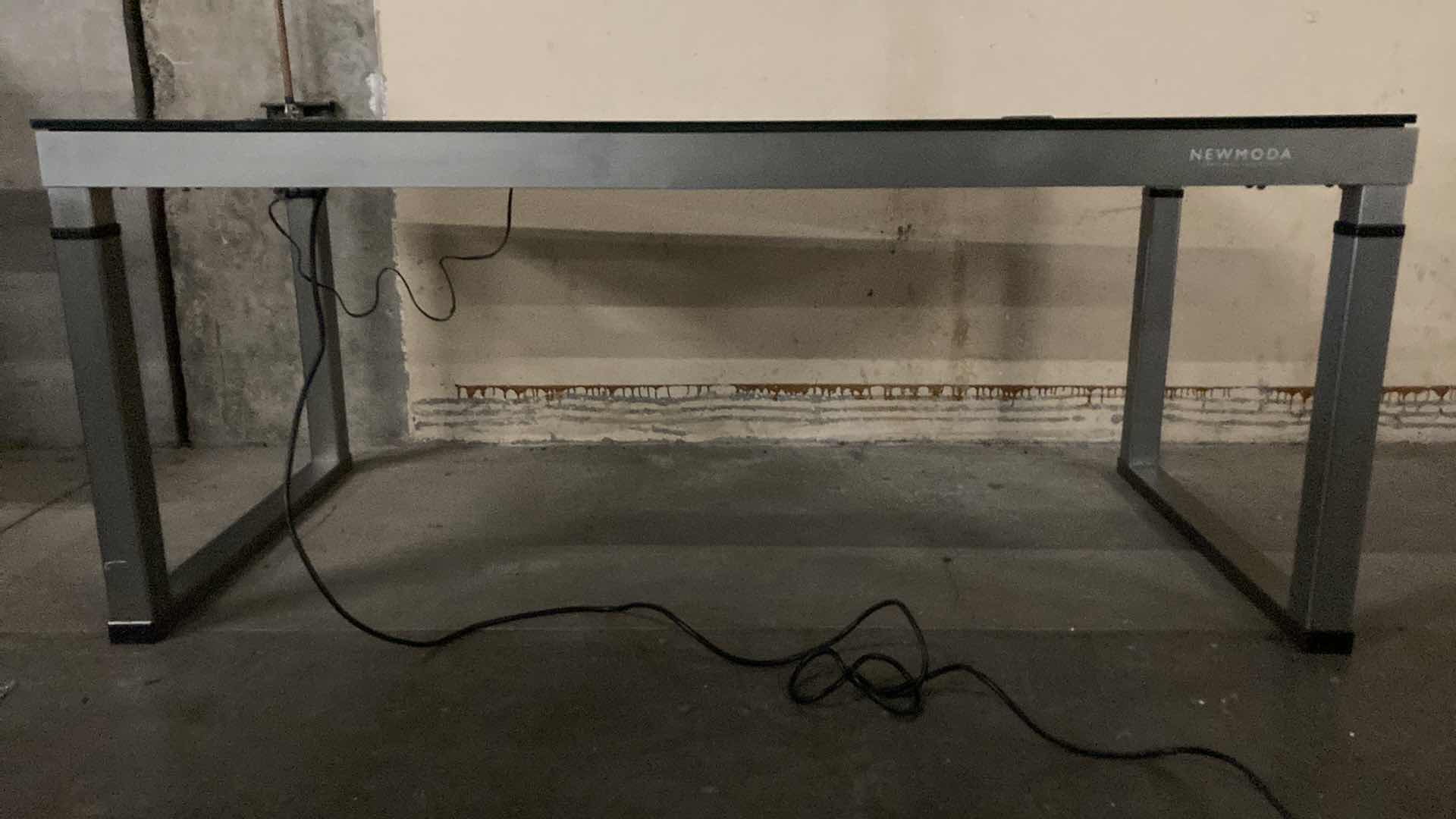 Photo 1 of NEWMODA GRAY & BLACK MOTORIZED HEIGHT DESK WORKSTATION 68” X 32” H28.5”-