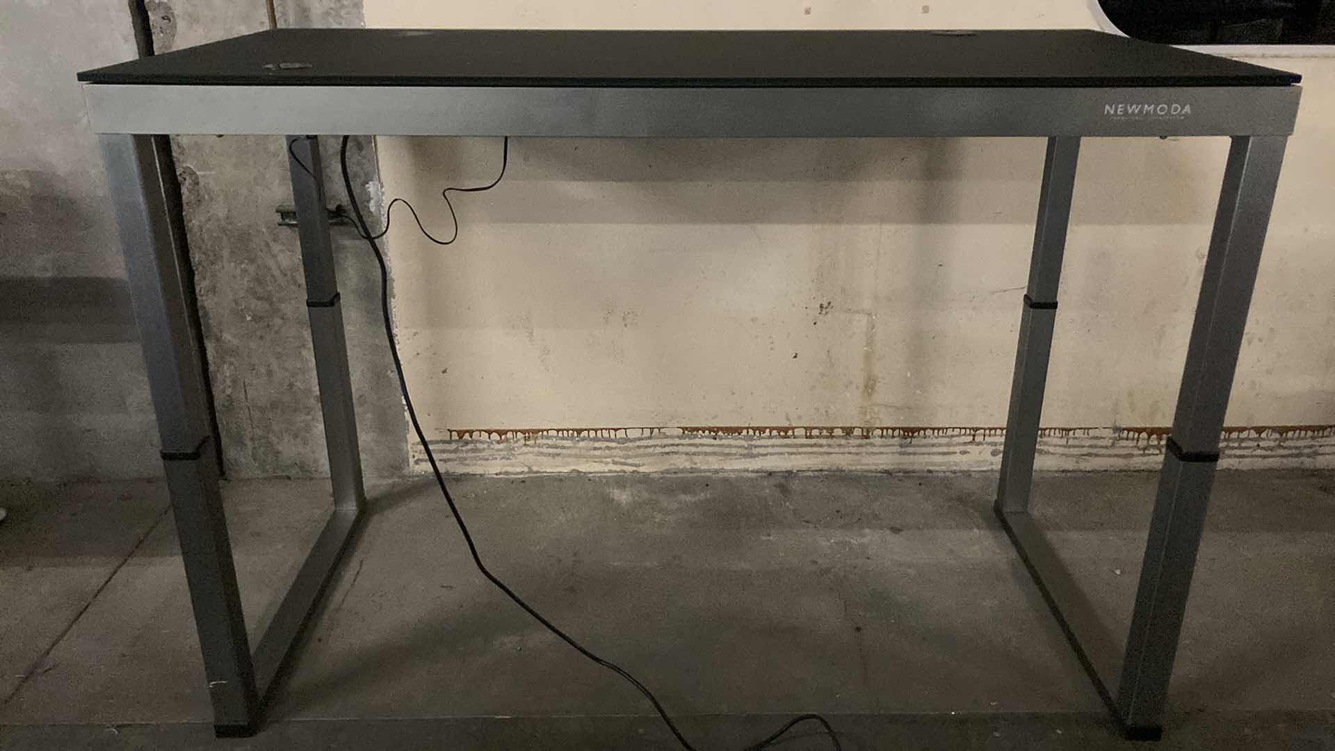 Photo 1 of NEWMODA GRAY & BLACK MOTORIZED HEIGHT DESK WORKSTATION 68” X 32” H28.5”-