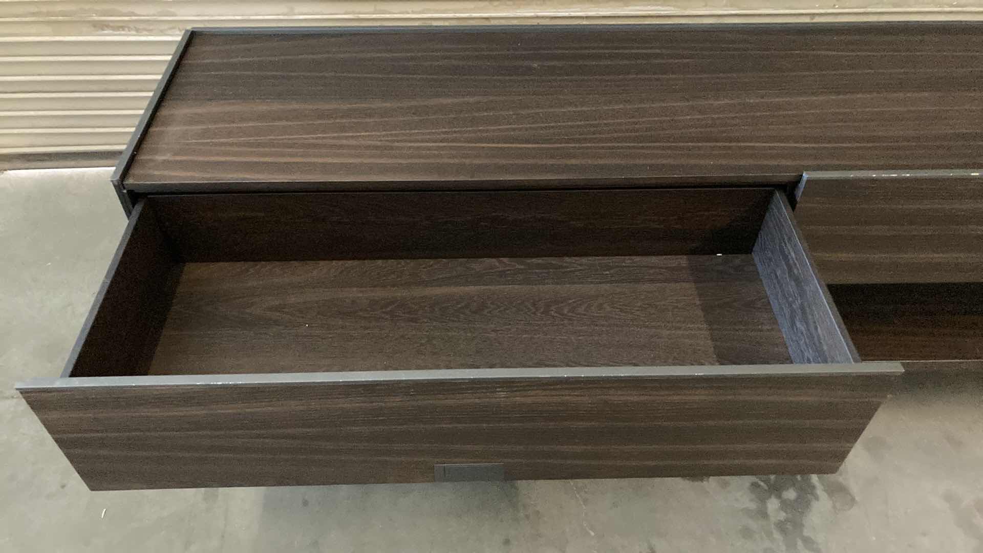 Photo 5 of MAXALTO ERACLE COLLECTION SOLID WOOD 2 DRAWER CONSOLE TABLE 87” X 20” H32