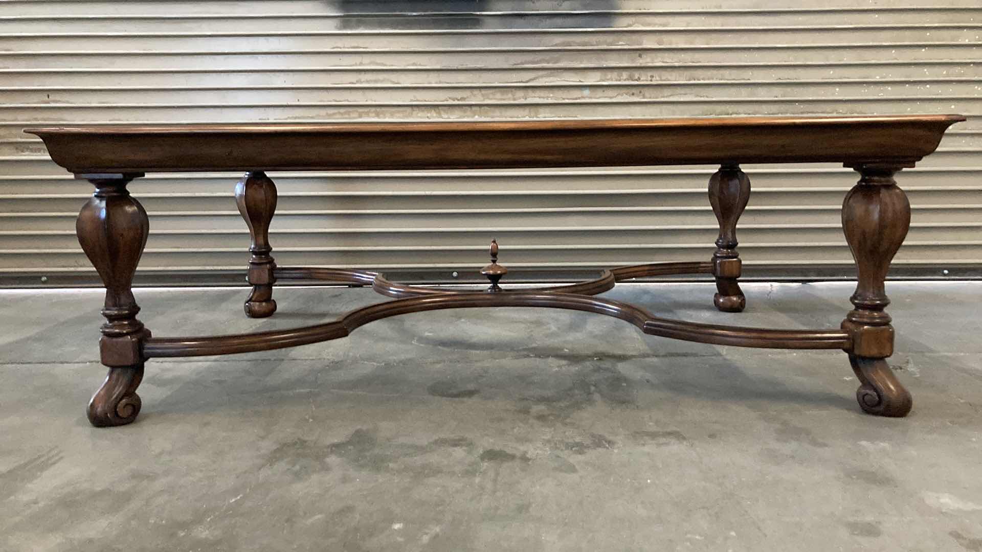 Photo 1 of THOMASVILLE TRADITIONAL RECTANGULAR TWO TONE WOOD COFFEE TABLE 60” X 40.5” H20.25”