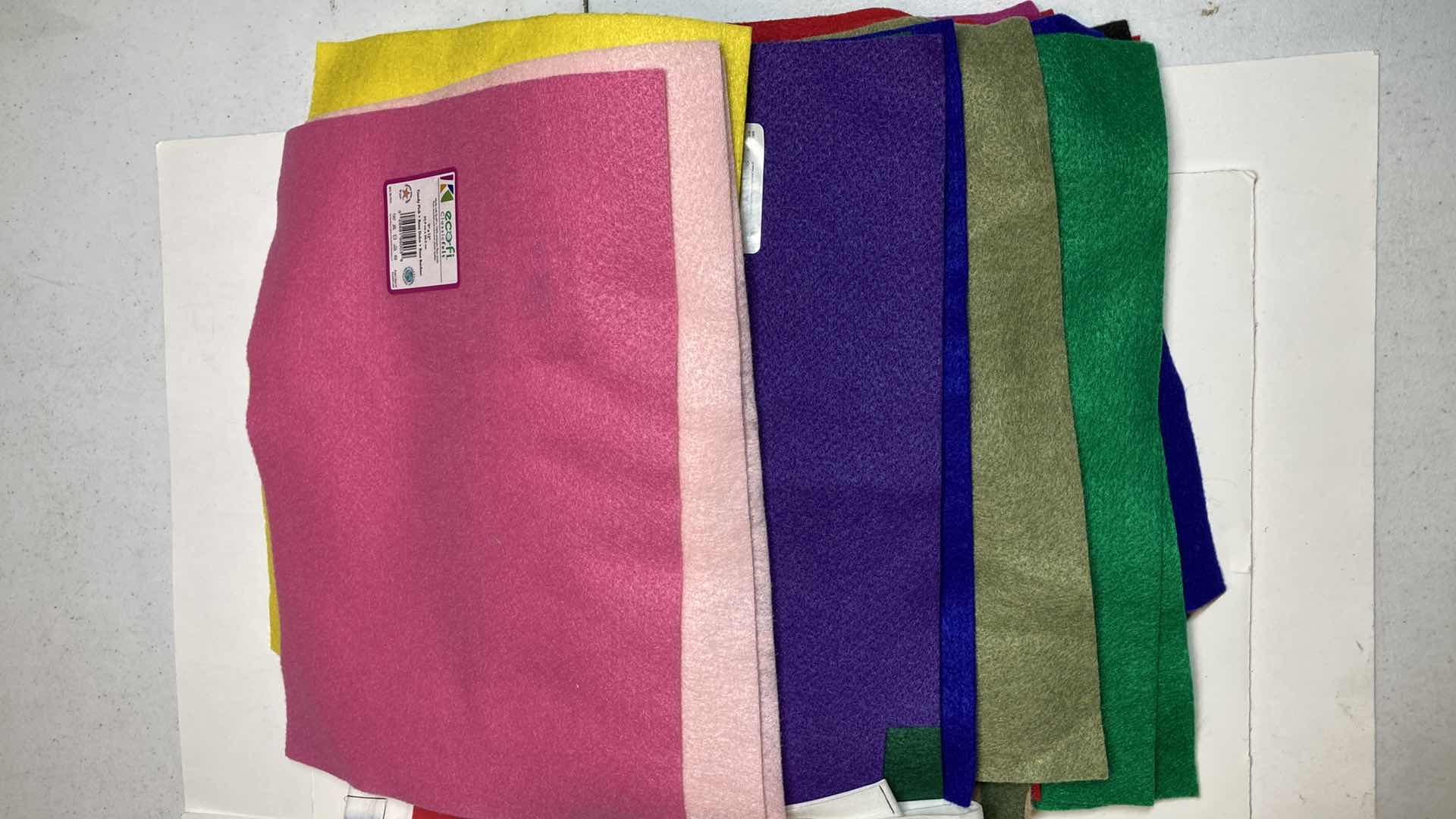 Photo 1 of FABRIC ROLLS & FELT SQUARES- VARIOUS STYLES & MATERIALS