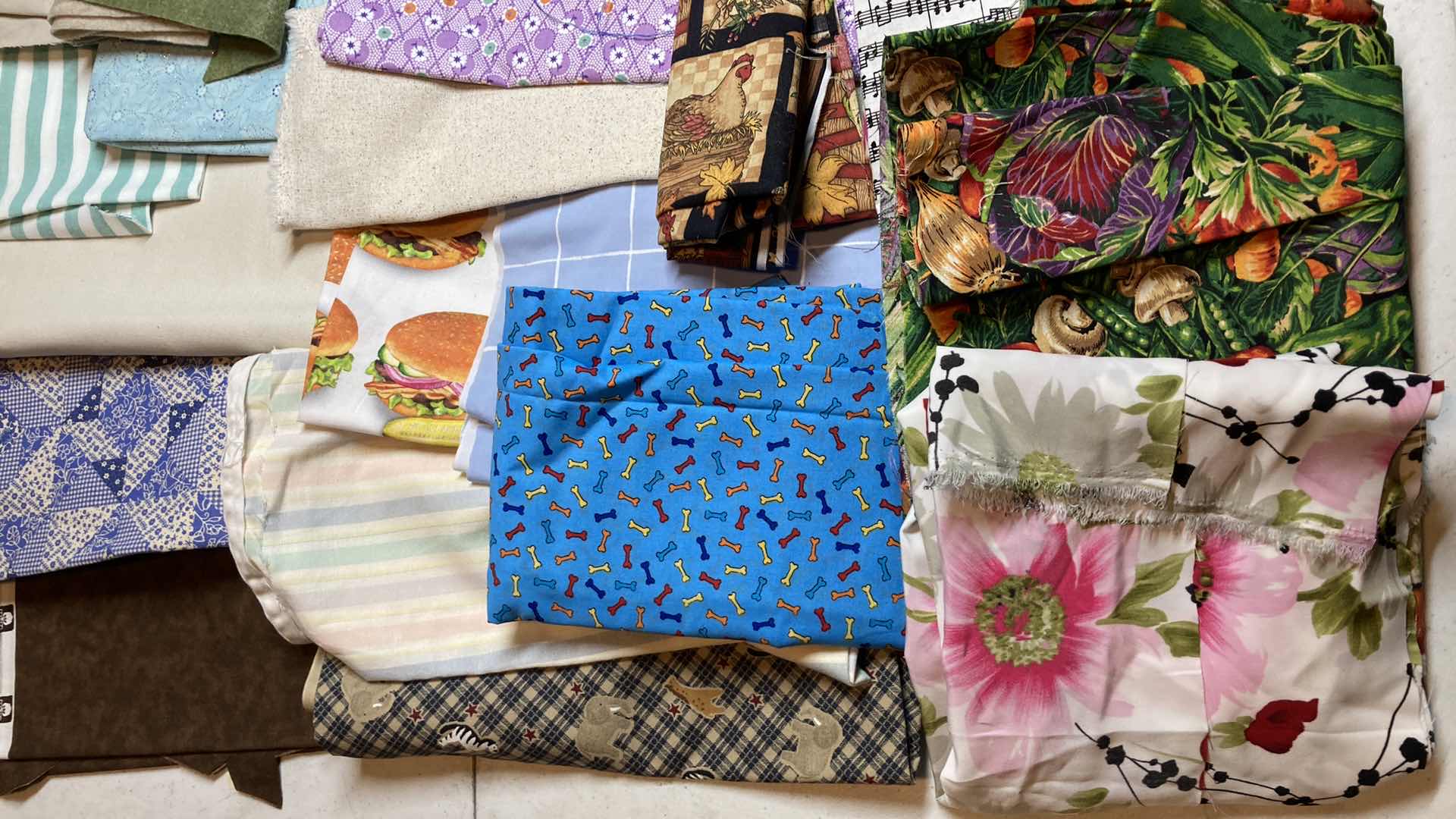 Photo 1 of FABRIC ROLLS- VARIOUS STYLES & MATERIALS