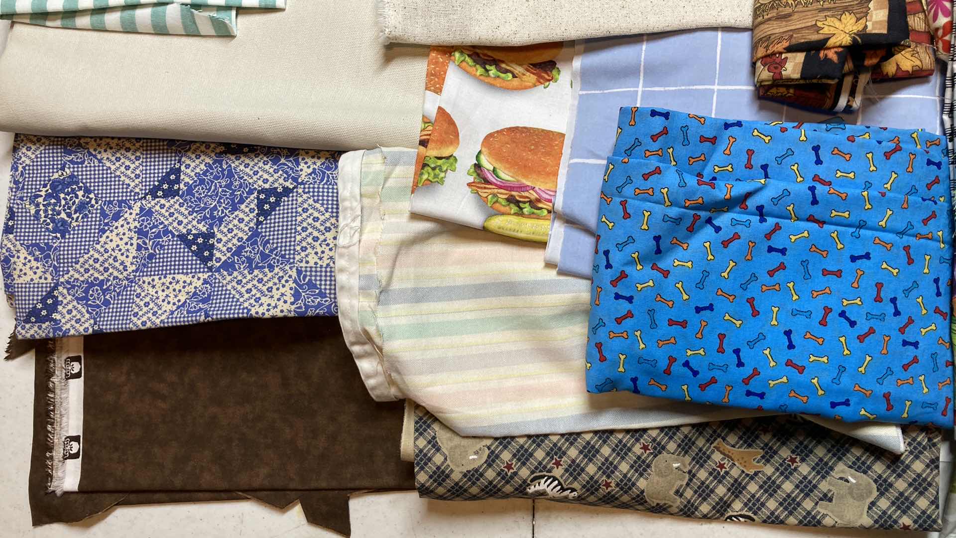 Photo 1 of FABRIC ROLLS- VARIOUS STYLES & MATERIALS