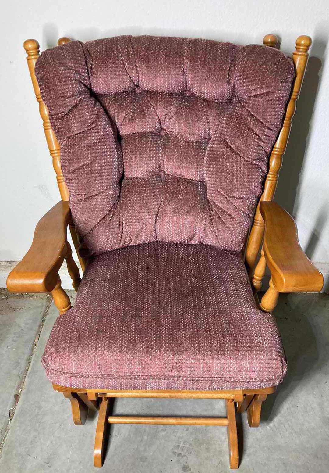 Photo 1 of BEST CHAIRS INC WOOD GLIDE ROCKING CHAIR 28” X 29” H39”