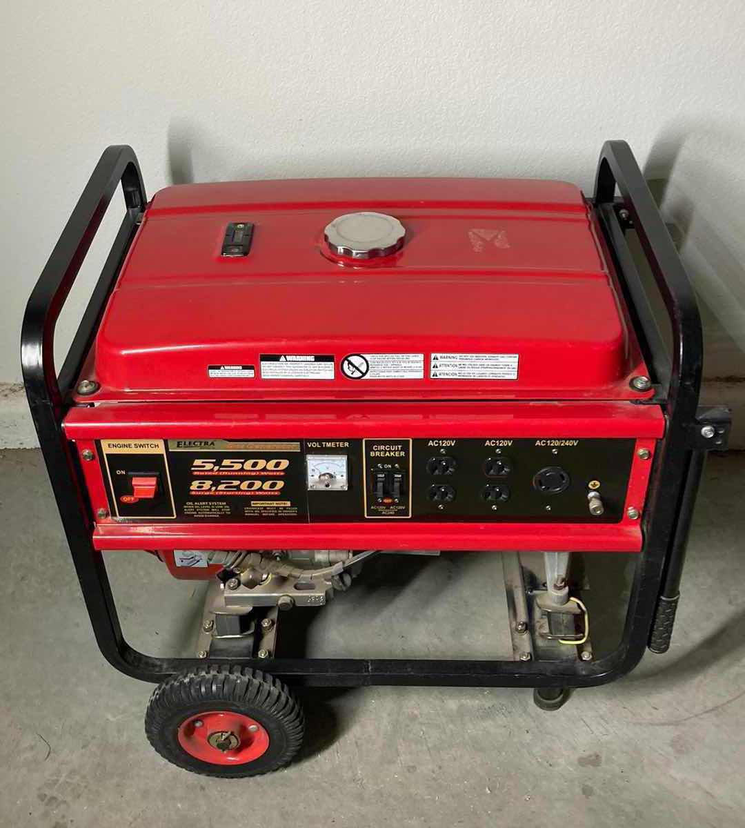 Photo 1 of ELECTRA 5500/8200WATTS 13HP GAS GENERATOR