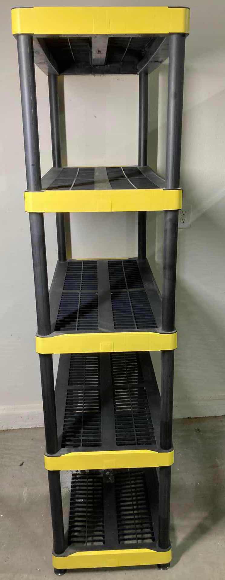 Photo 1 of KETER BLACK PLASTIC 5 TIER SHELF 36” X 18” H75”