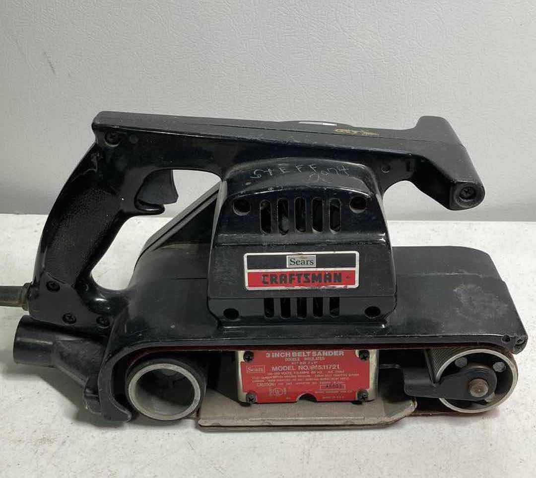 Photo 1 of CRAFTSMAN 3” BELT SANDER MODEL 315.11721 W NEW DIABLO SAND BELT 5PACK
