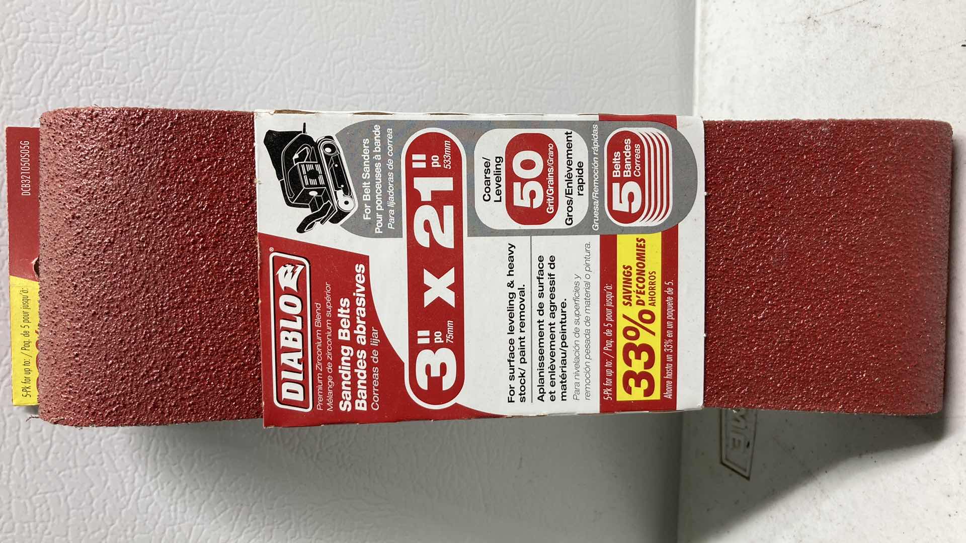 Photo 1 of CRAFTSMAN 3” BELT SANDER MODEL 315.11721 W NEW DIABLO SAND BELT 5PACK