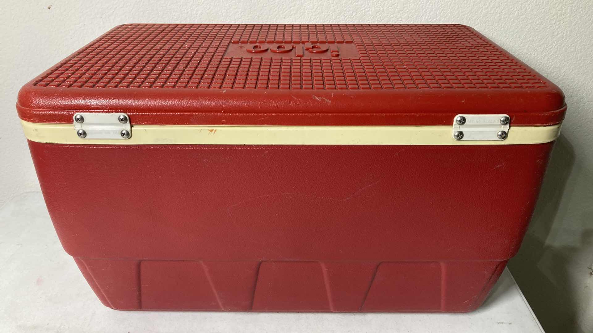 Photo 1 of IGLOO RED ICE CHEST 26” X 14” H14”