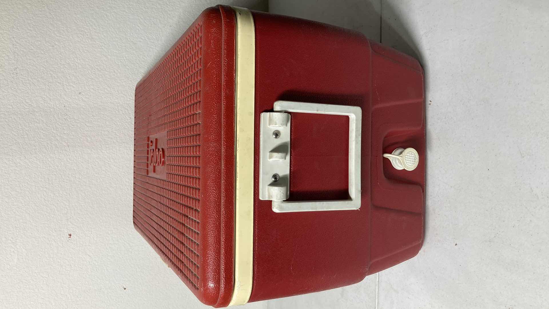 Photo 1 of IGLOO RED ICE CHEST 26” X 14” H14”