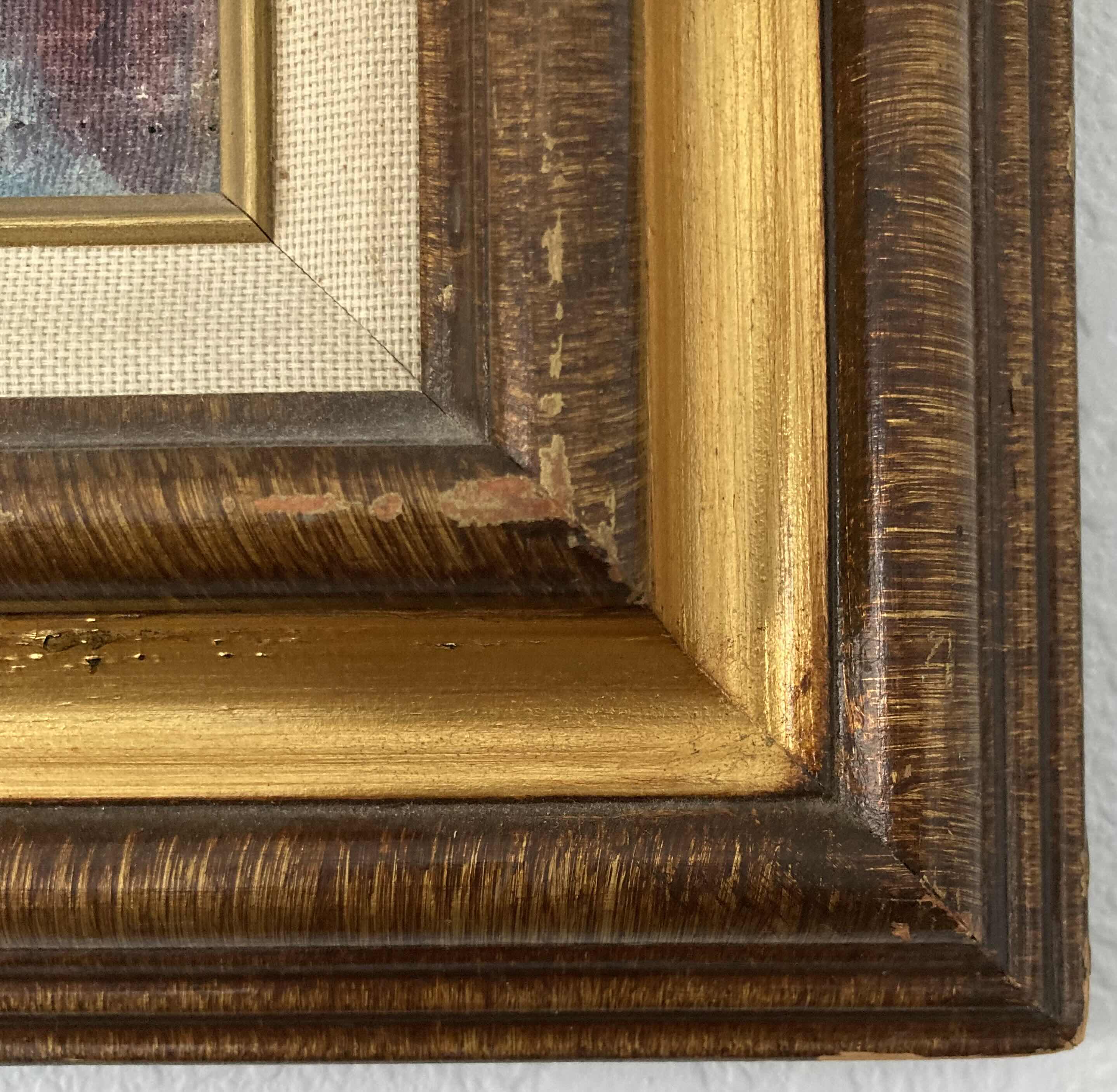 Photo 1 of NATIVE AMERICAN BIG CHEF OIL PAINTING FRAMED ARTWORK SIGNED BY ROSA POMTILLO DICARIO 27” X 31”