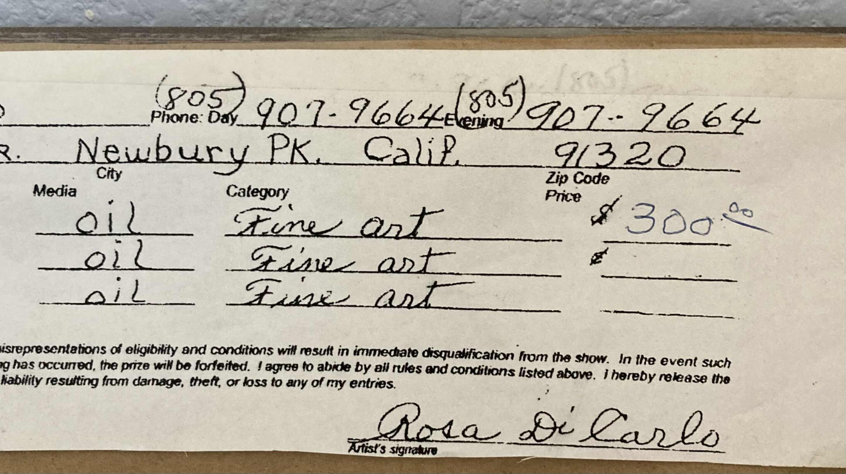 Photo 1 of NATIVE AMERICAN BIG CHEF OIL PAINTING FRAMED ARTWORK SIGNED BY ROSA POMTILLO DICARIO 27” X 31”