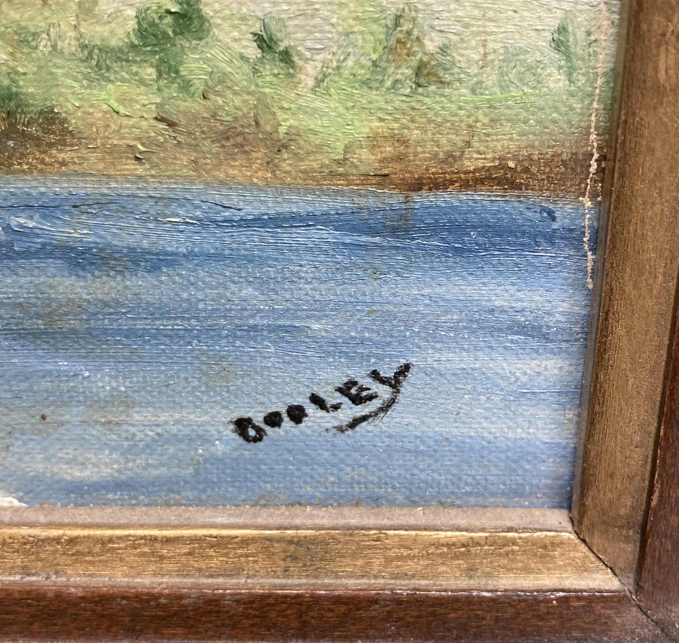 Photo 1 of SCENIC DEER PAINTING FRAMED ARTWORK SIGNED BY ARTIST 11.25” X 15”