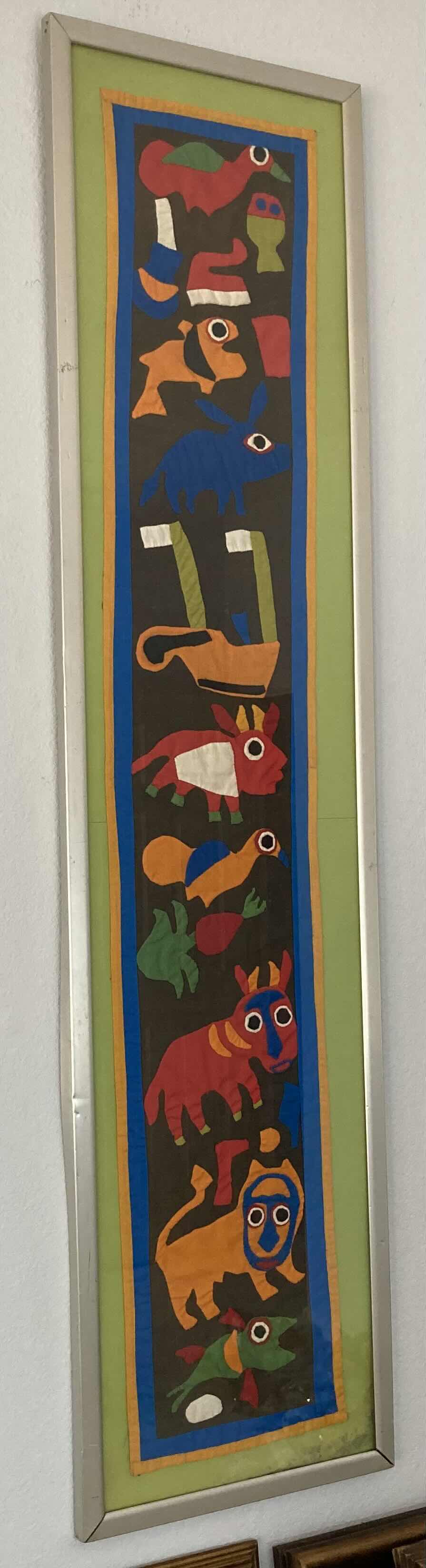 Photo 1 of ANIMAL QUILTED FRAMED ART 15” X 60.5”