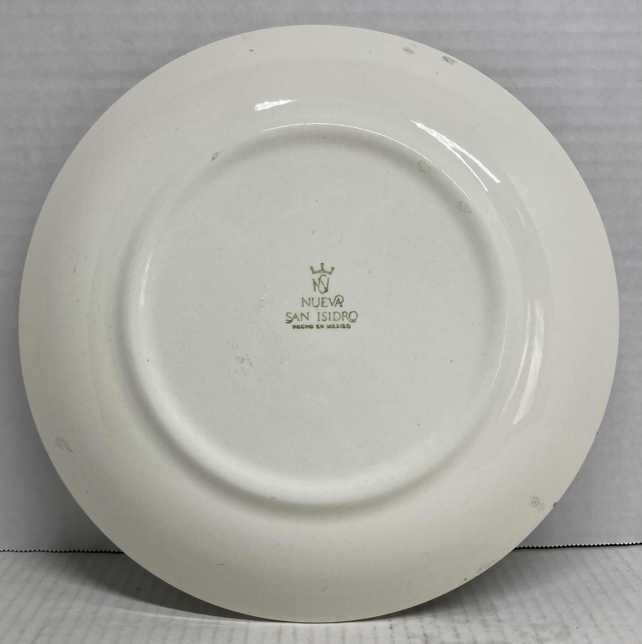 Photo 1 of MOUNTAIN LAKE CERAMIC PLATE HAND PAINTED SIGNED BY JORGE LOPEZ