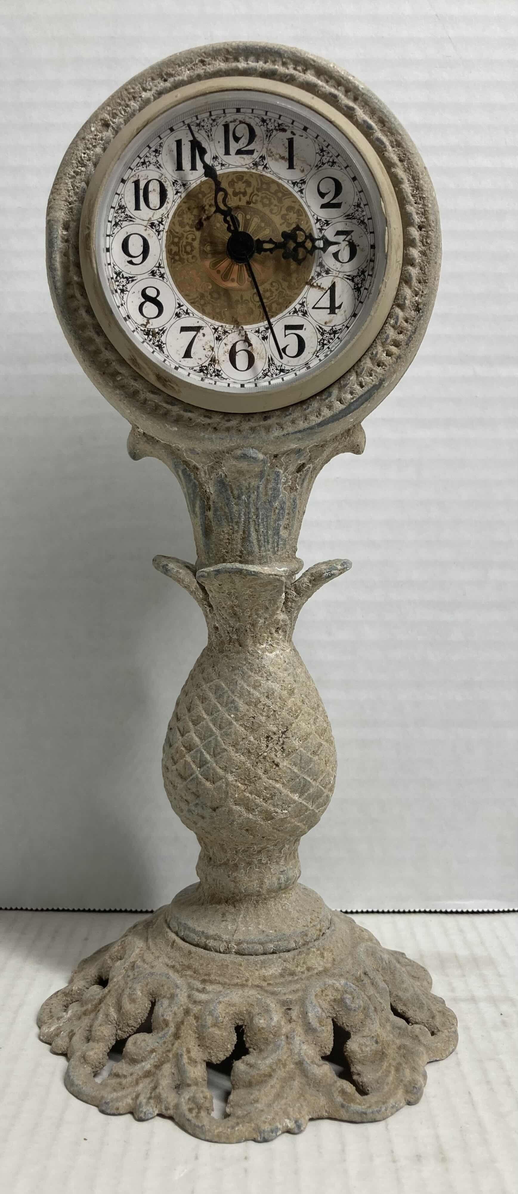 Photo 1 of AGED STYLE METAL CLOCK H12”