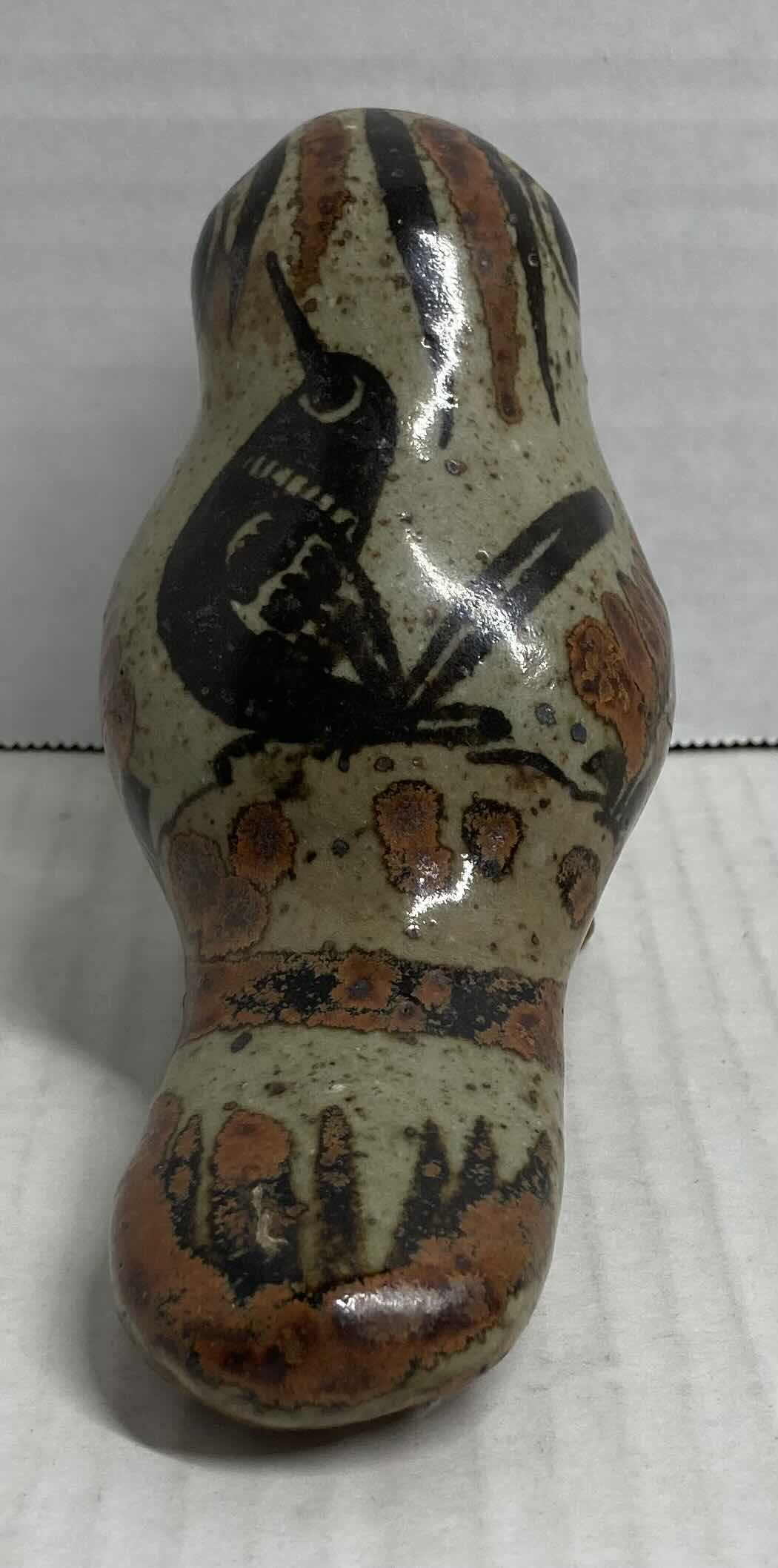 Photo 4 of TOUCAN TONALA MEXICAN HAND PAINTED CERAMIC FIGURINE H4”