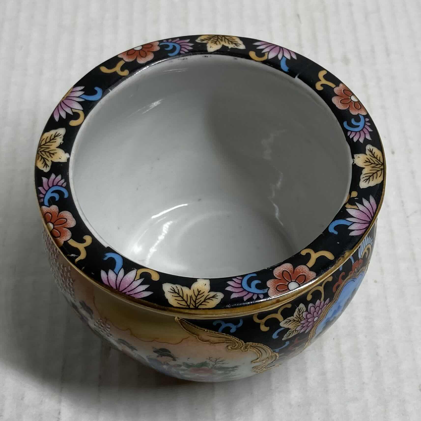 Photo 3 of GEISHA MINI PORCELAIN FISH BOWL PLANTER 3” X 4”